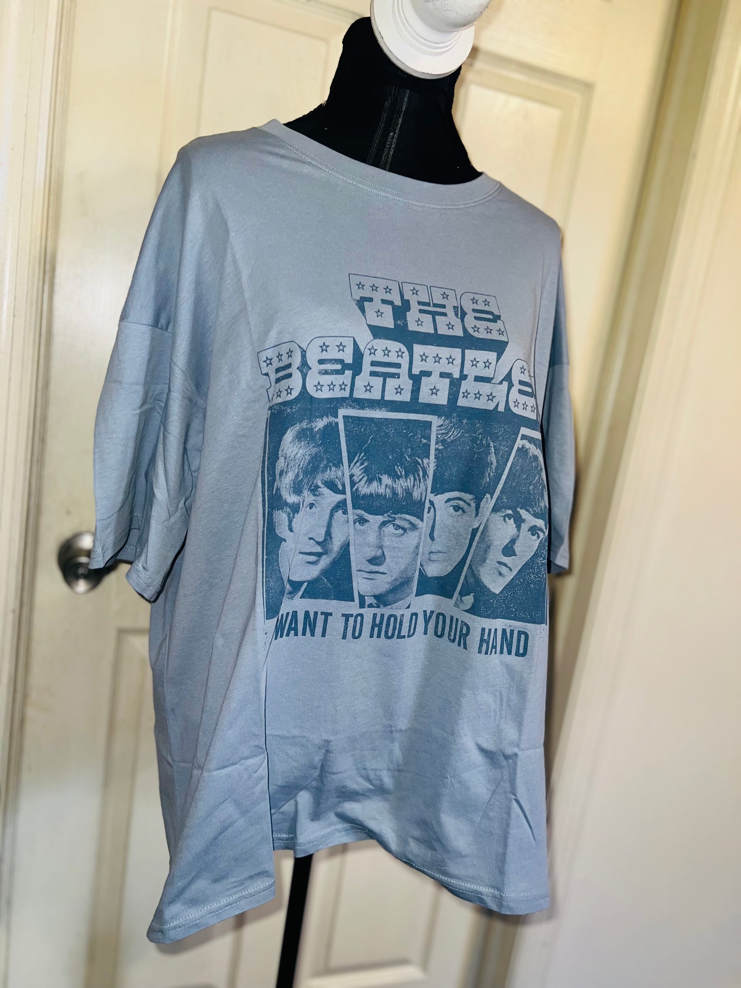 The Beatles Oversized Distressed Tee