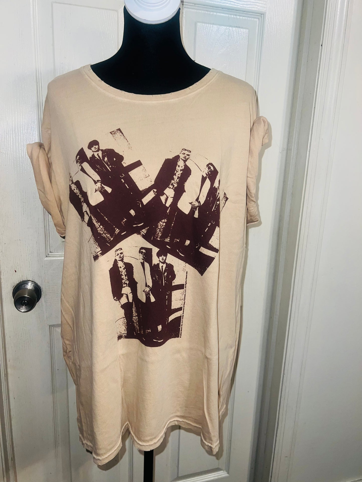 Blondie Double Sided Oversized Distressed Tee