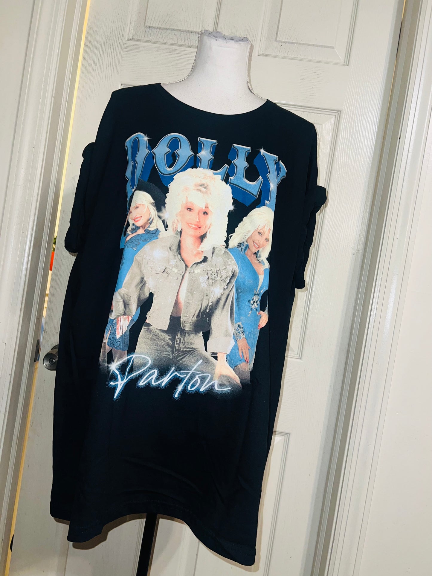 Dolly Parton Oversized Distressed Tee
