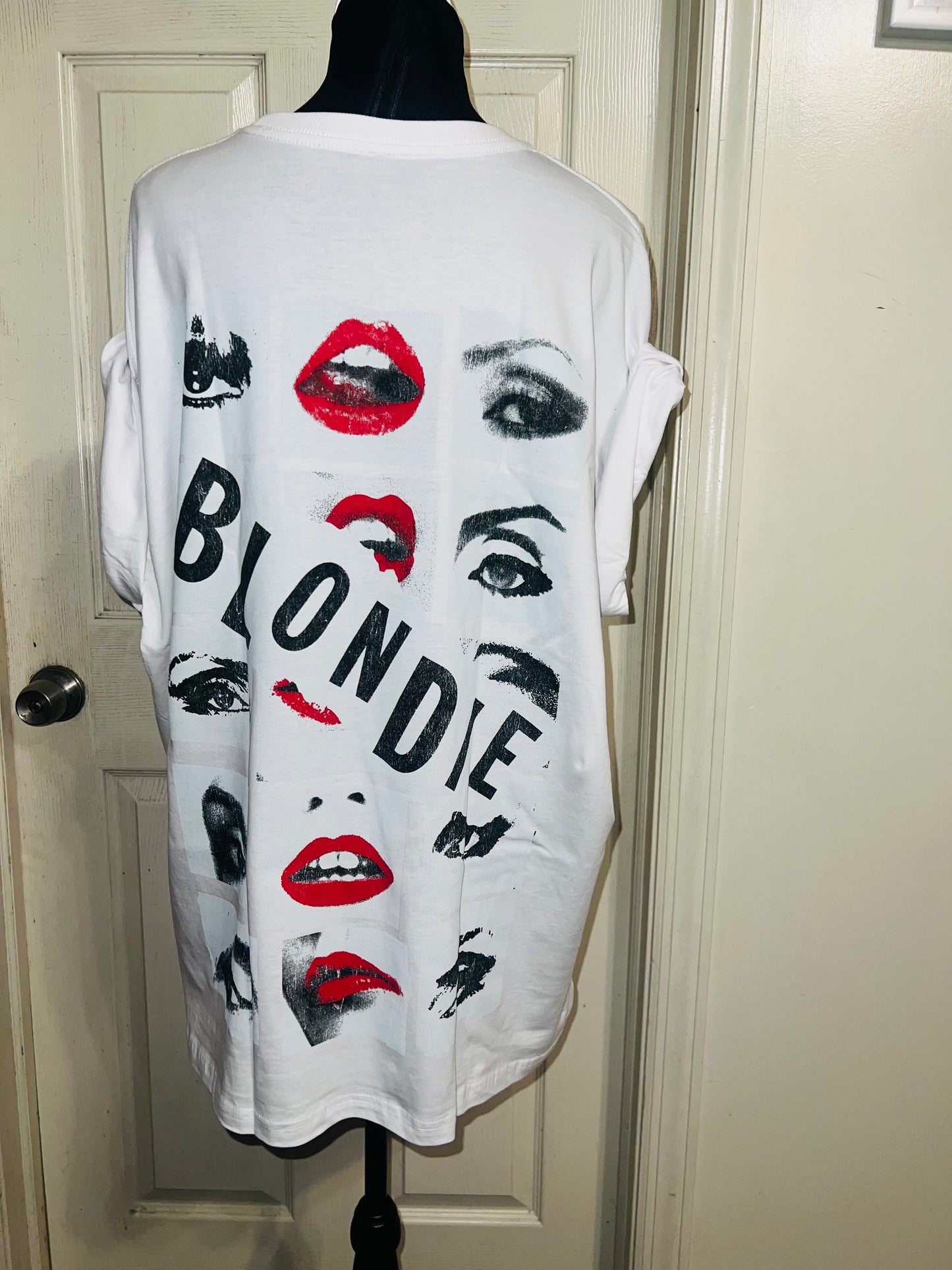 Blondie Double SIded Oversized Distressed Tee
