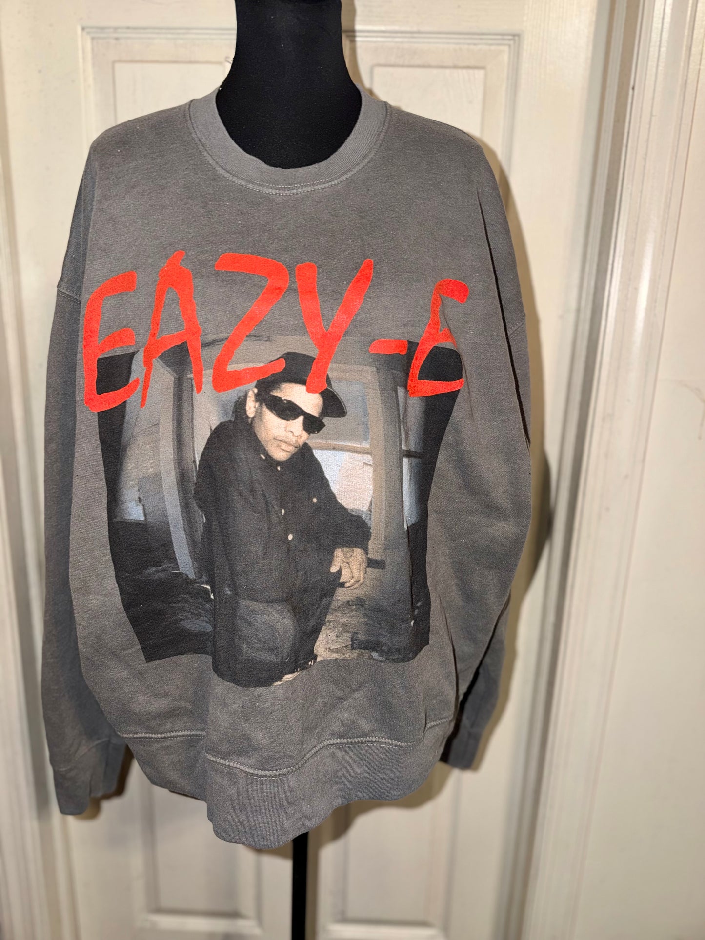 Eazy-E Oversized Distressed Sweatshirt