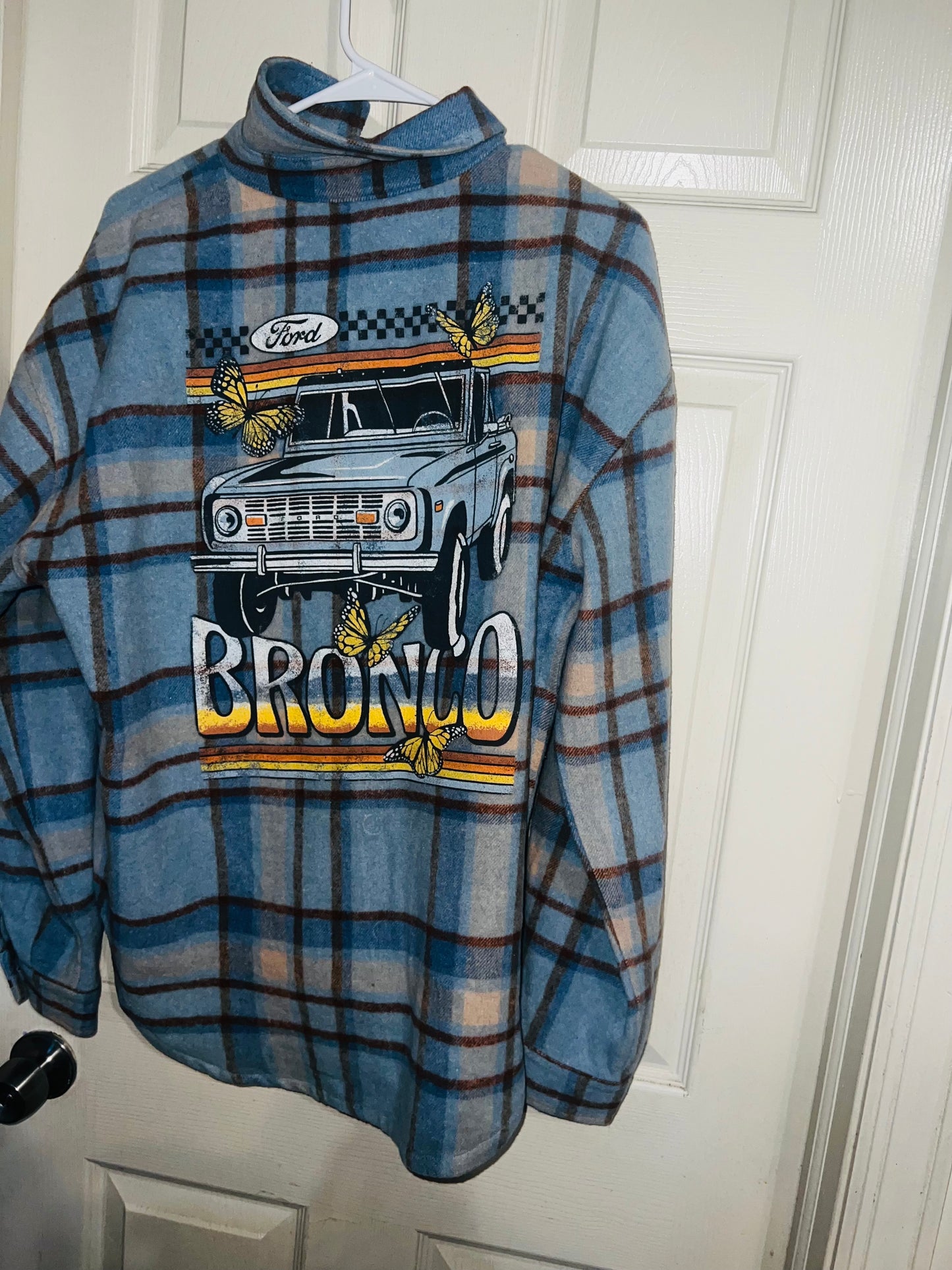 Ford Bronco Fleece Oversized Flannel