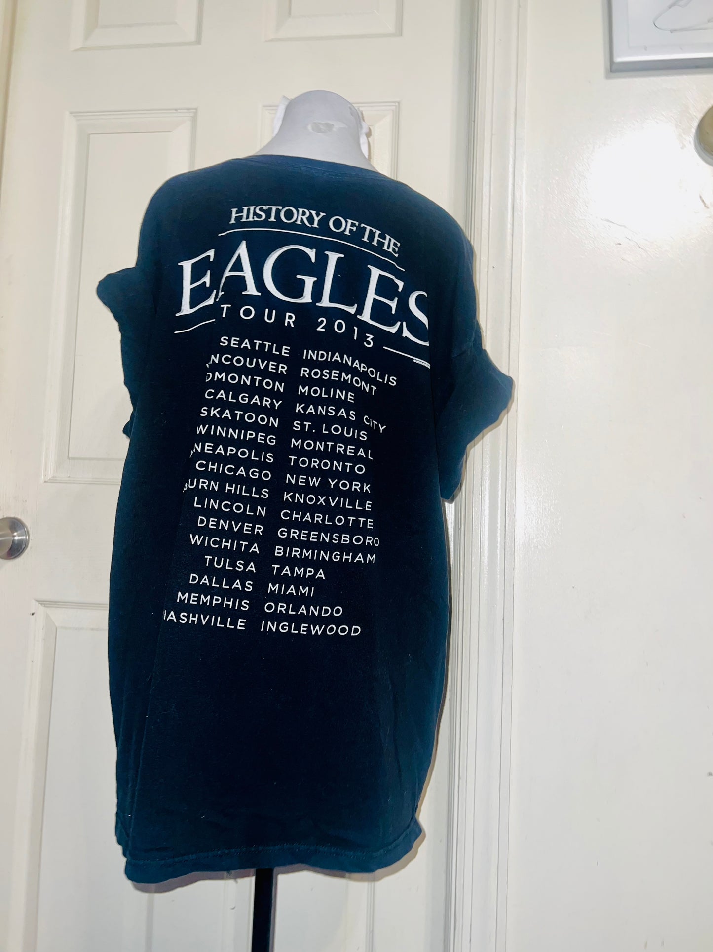 The Eagles 2013 Tour Double Sided Oversized Tee