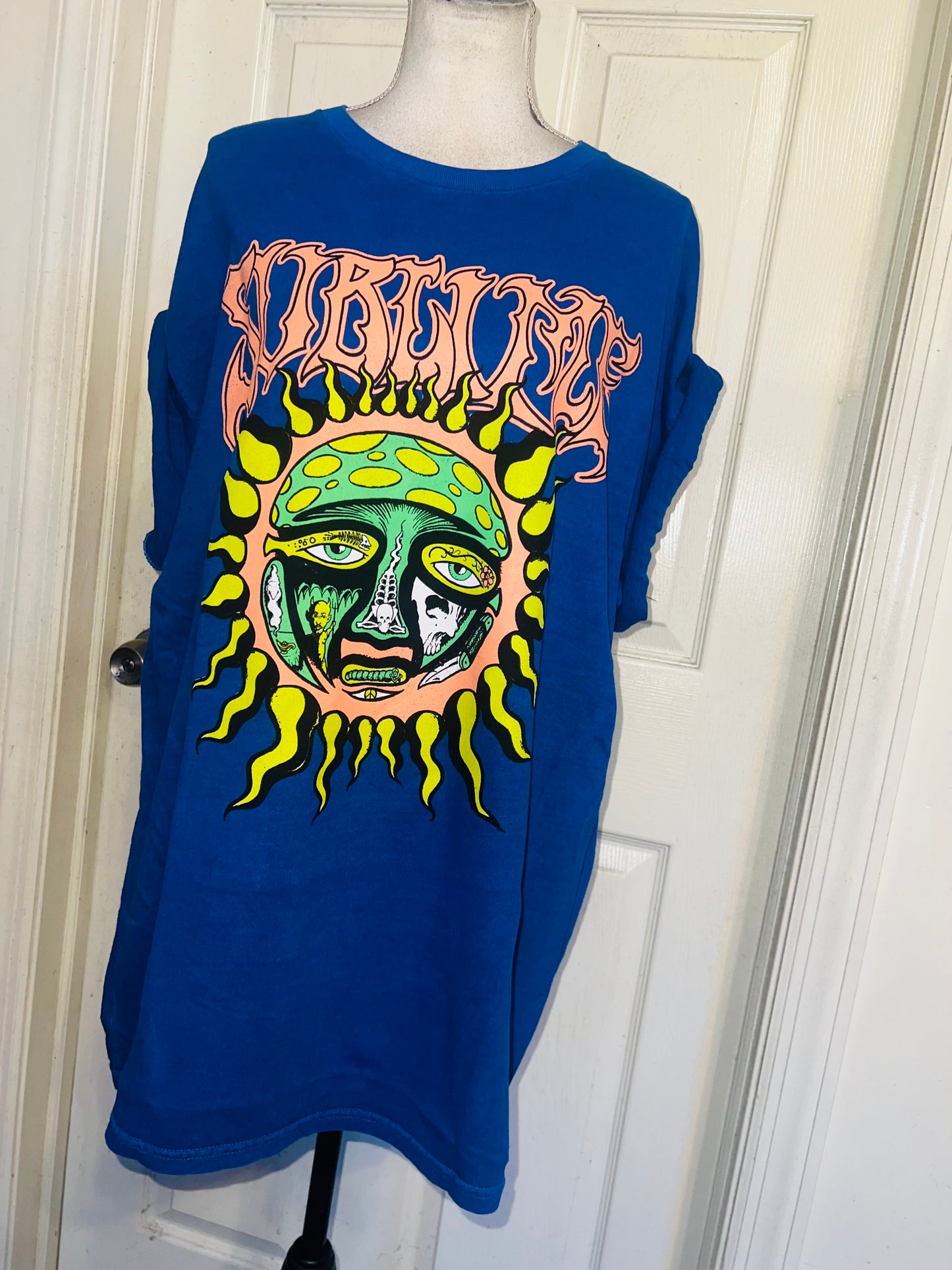 Sublime Double Sided Oversized Distressed Tee