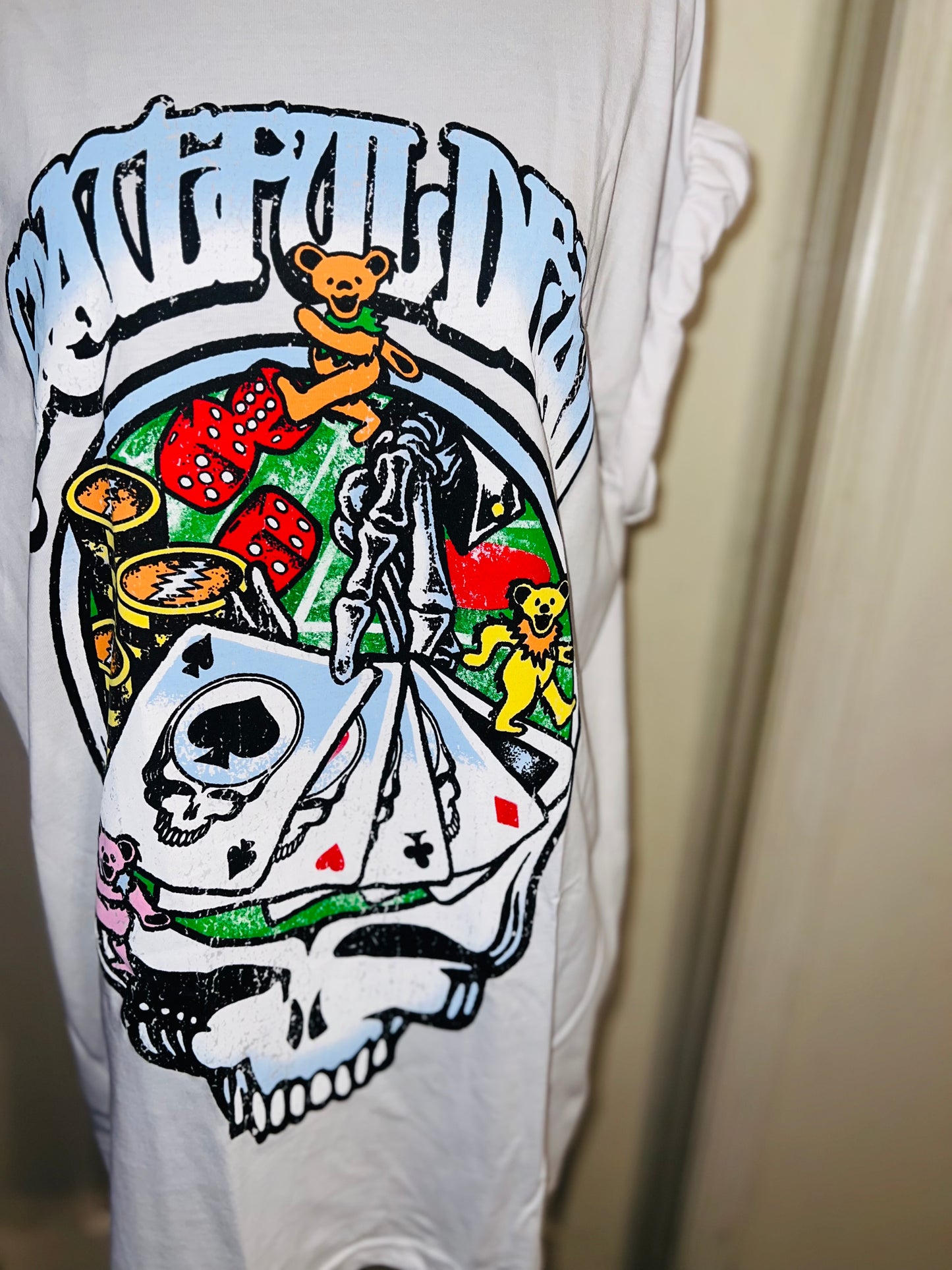Grateful Dead Oversized Distressed Tee