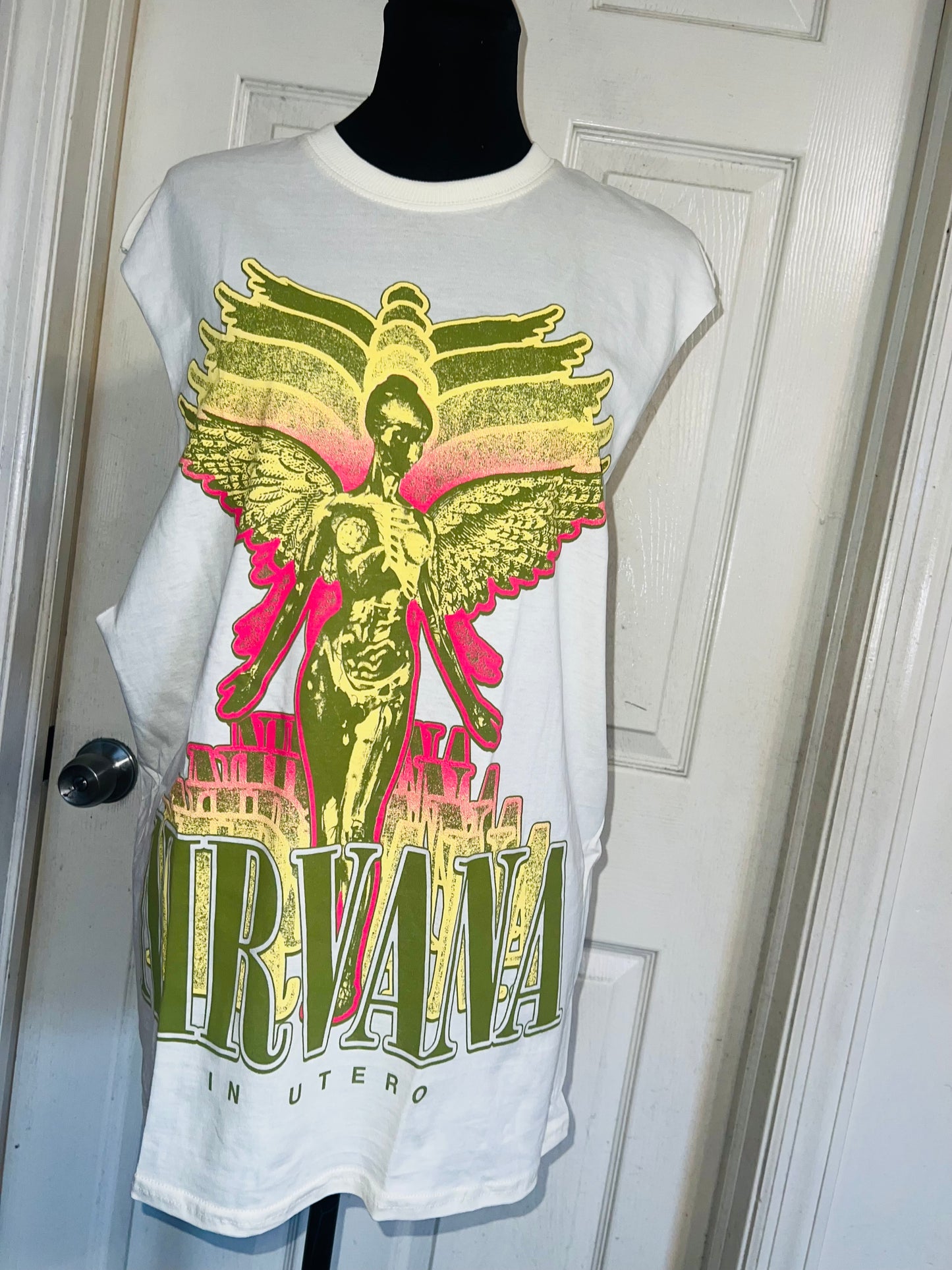 Nirvana Oversized Distressed Tank