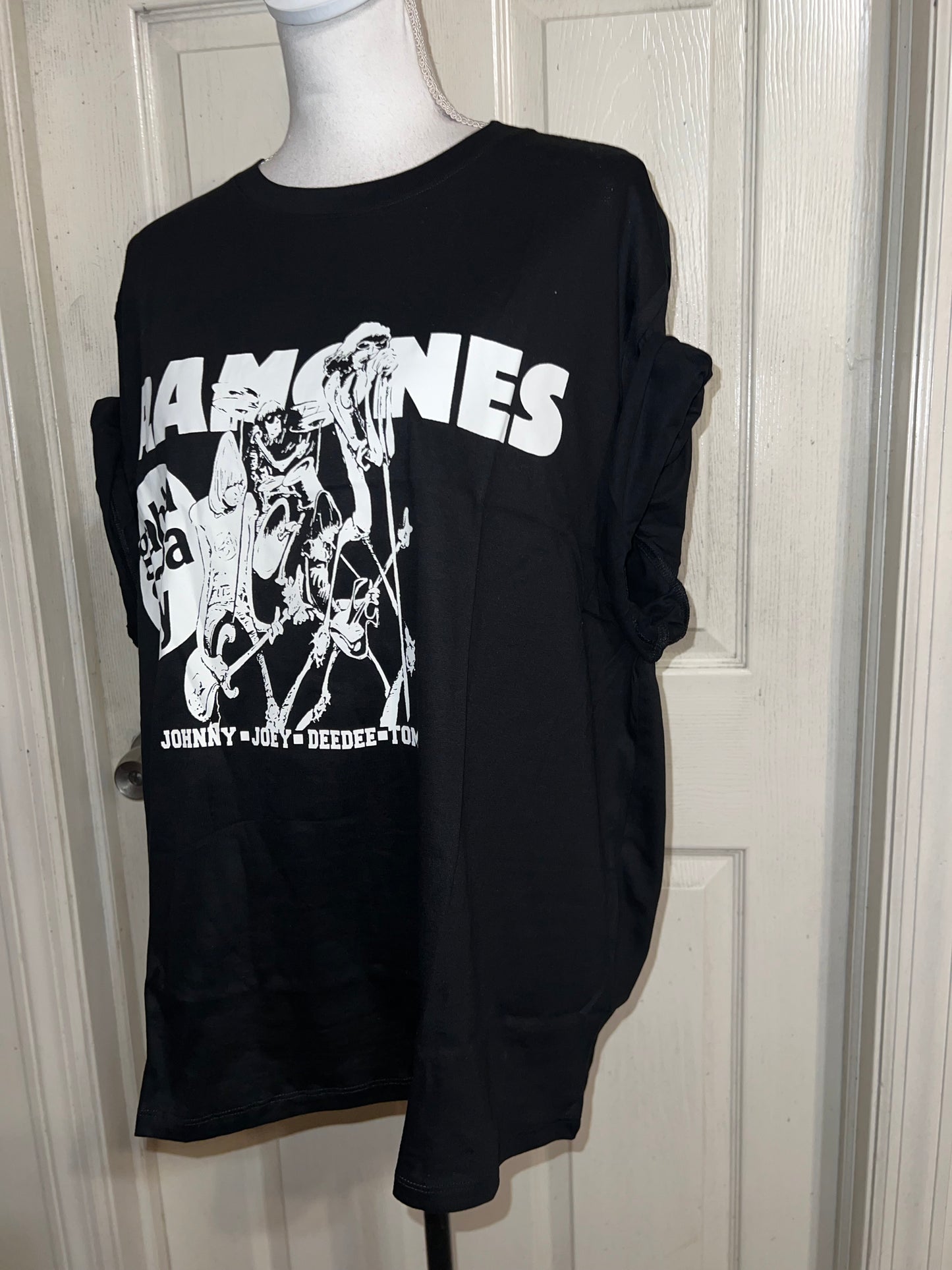 Ramones Oversized Distressed Tee