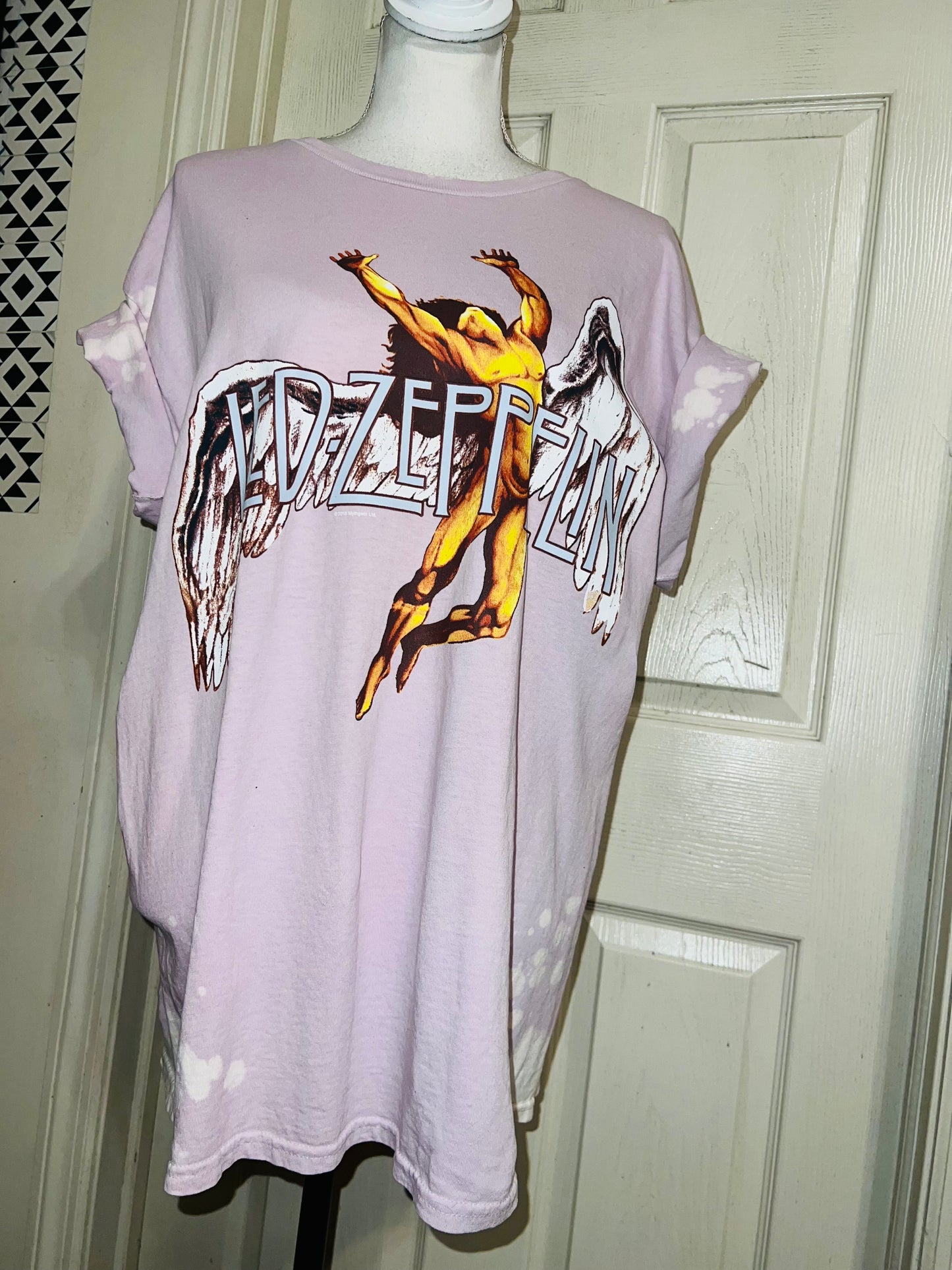 Led Zeppelin Oversized Distressed T-Shirt