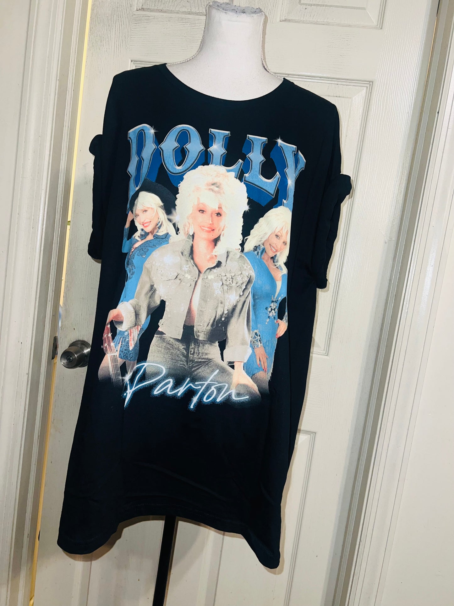 Dolly Parton Oversized Distressed Tee
