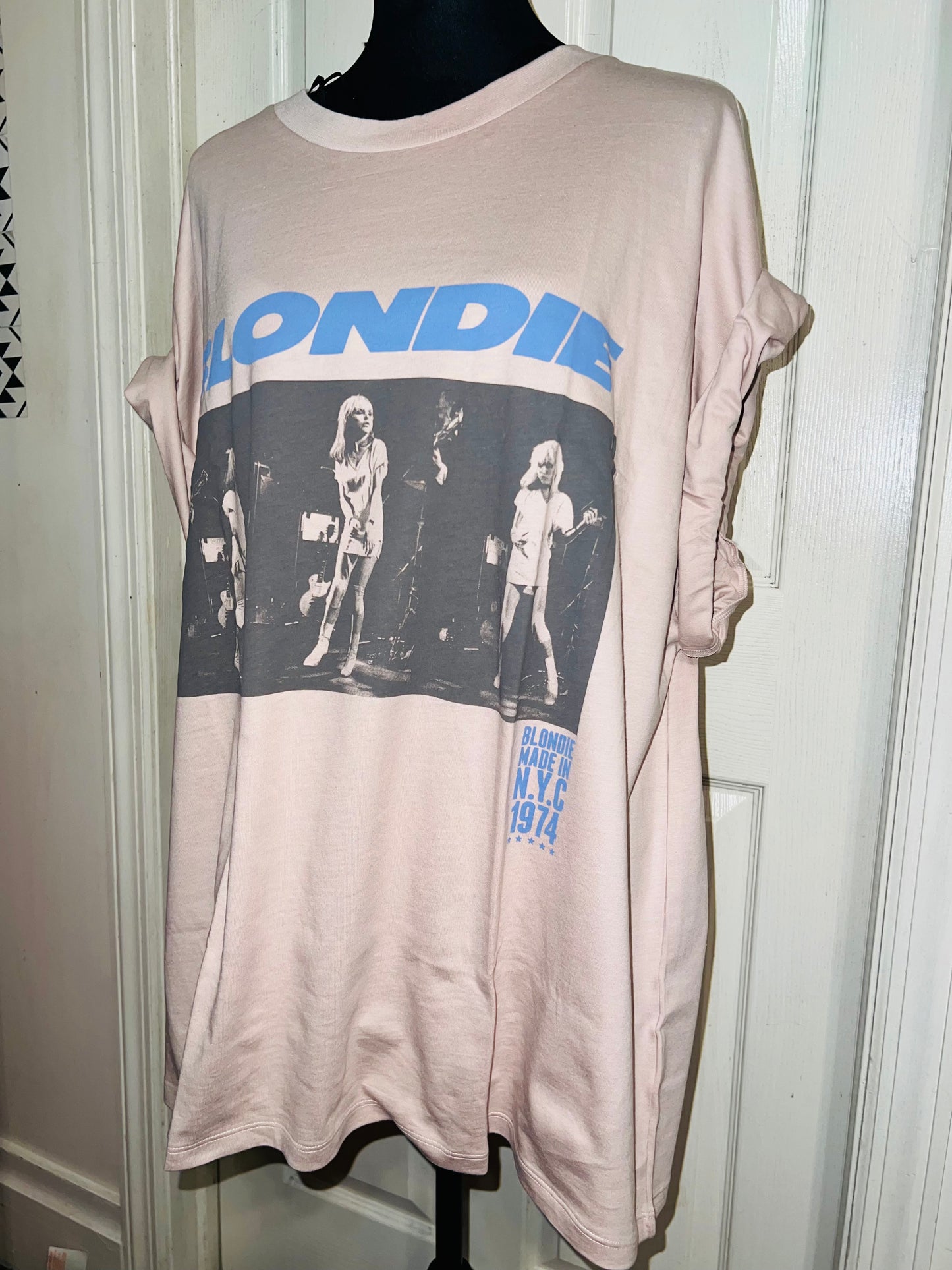 Blondie Oversized Distressed Tee