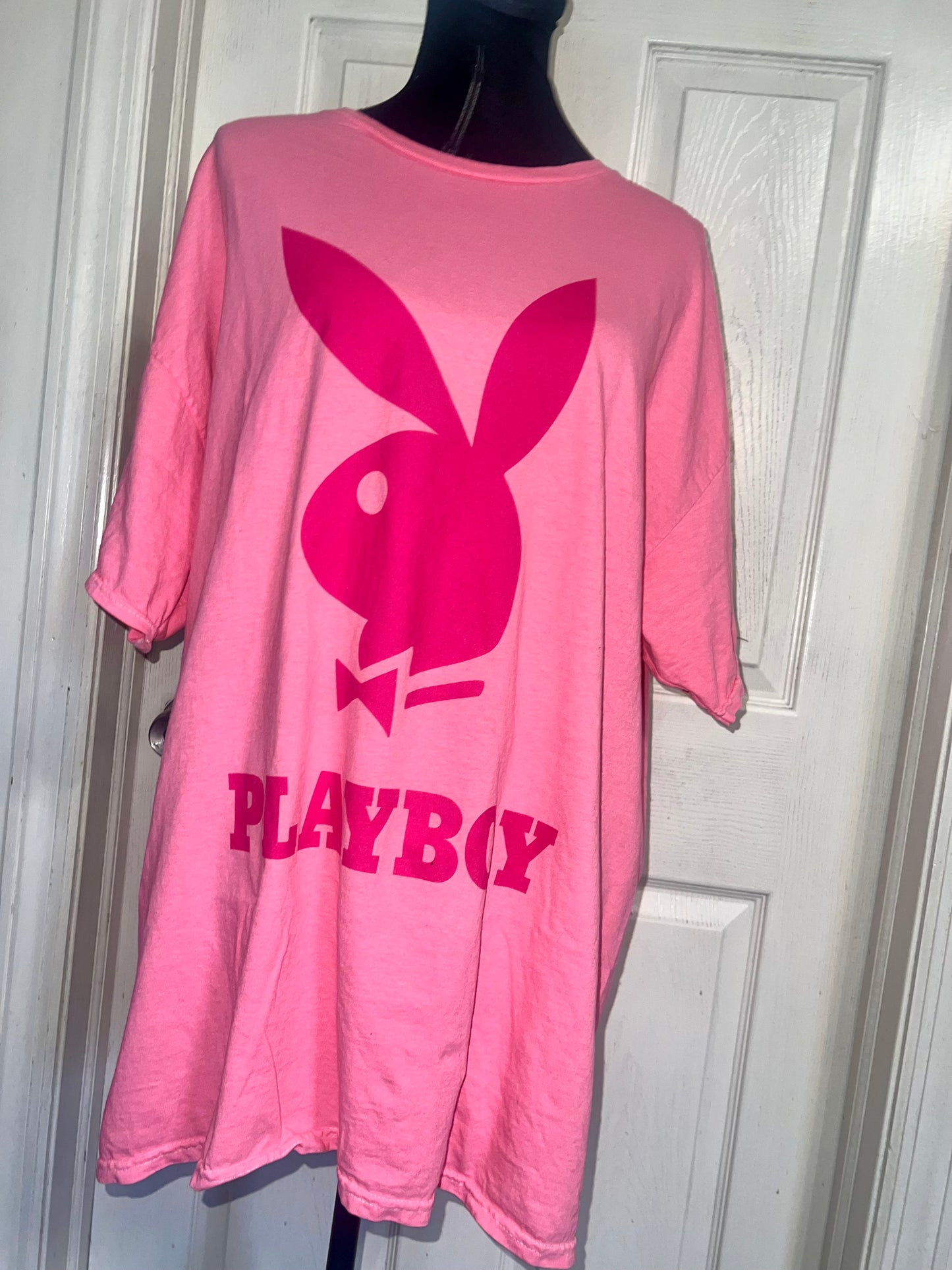 Playboy Oversized Distressed Tee