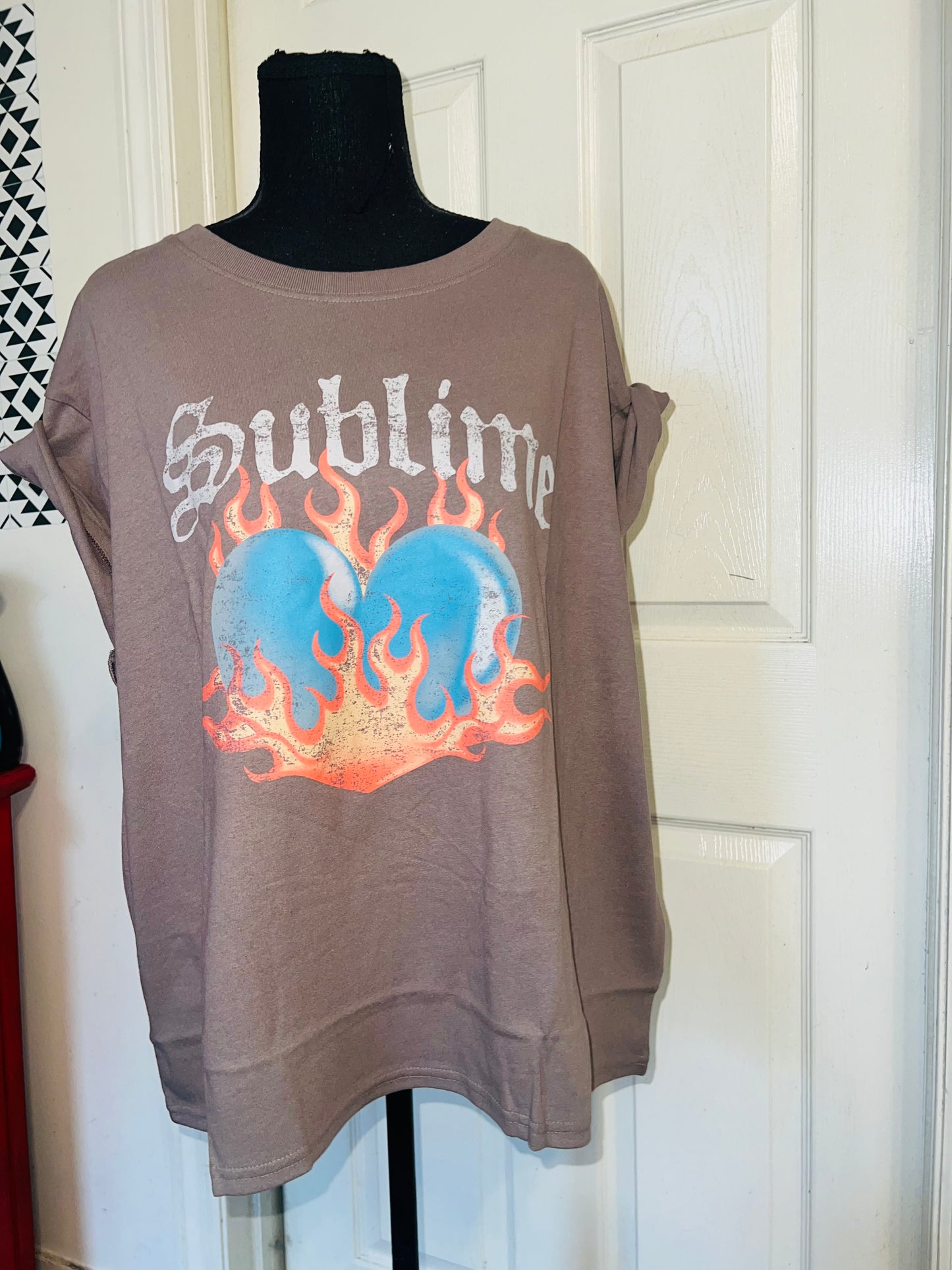 Sublime Oversized Distressed Tee