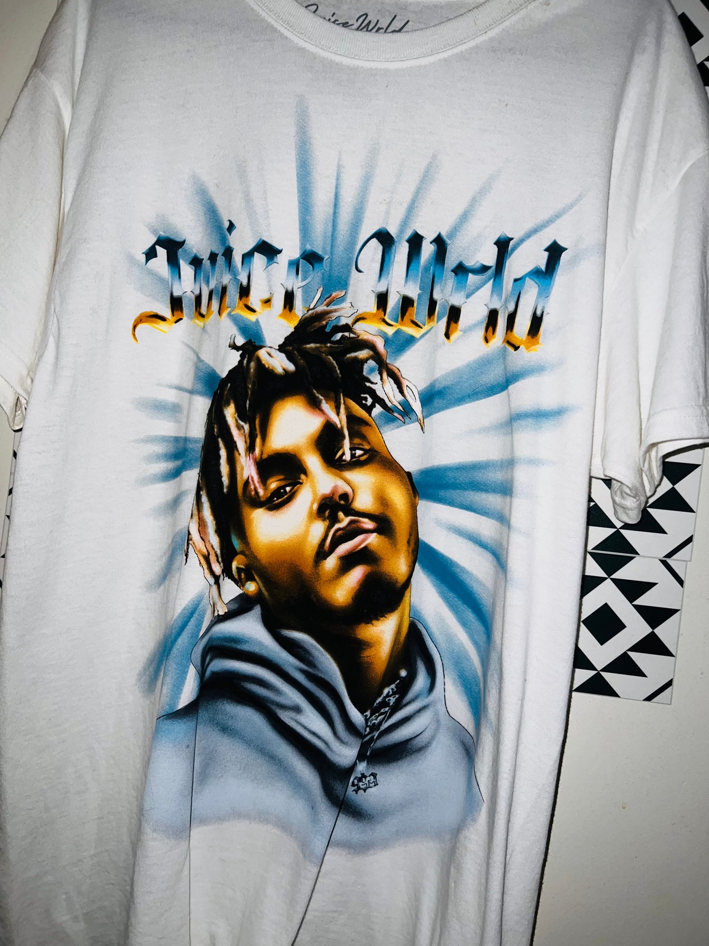 Juice Wrld Oversized Distressed Tee