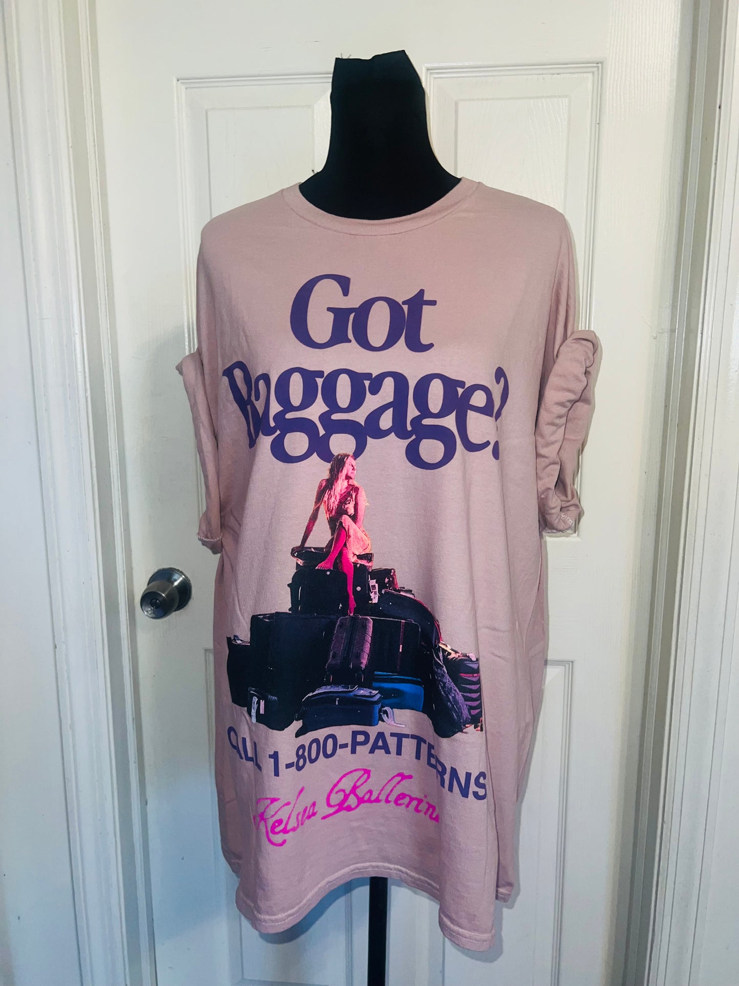 Kelsea Ballerini Oversized Distressed Tee