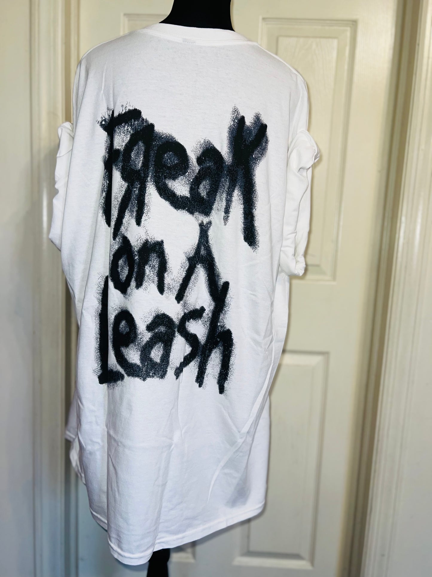Korn Double Sided Oversized Distressed Tee