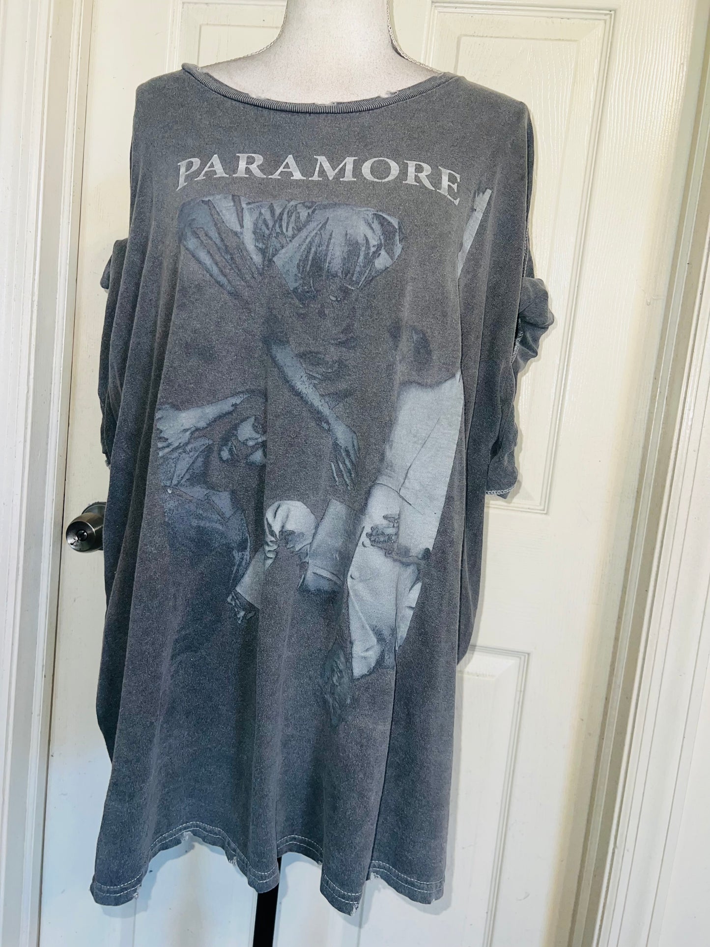 Paramore Oversized Distressed Tee