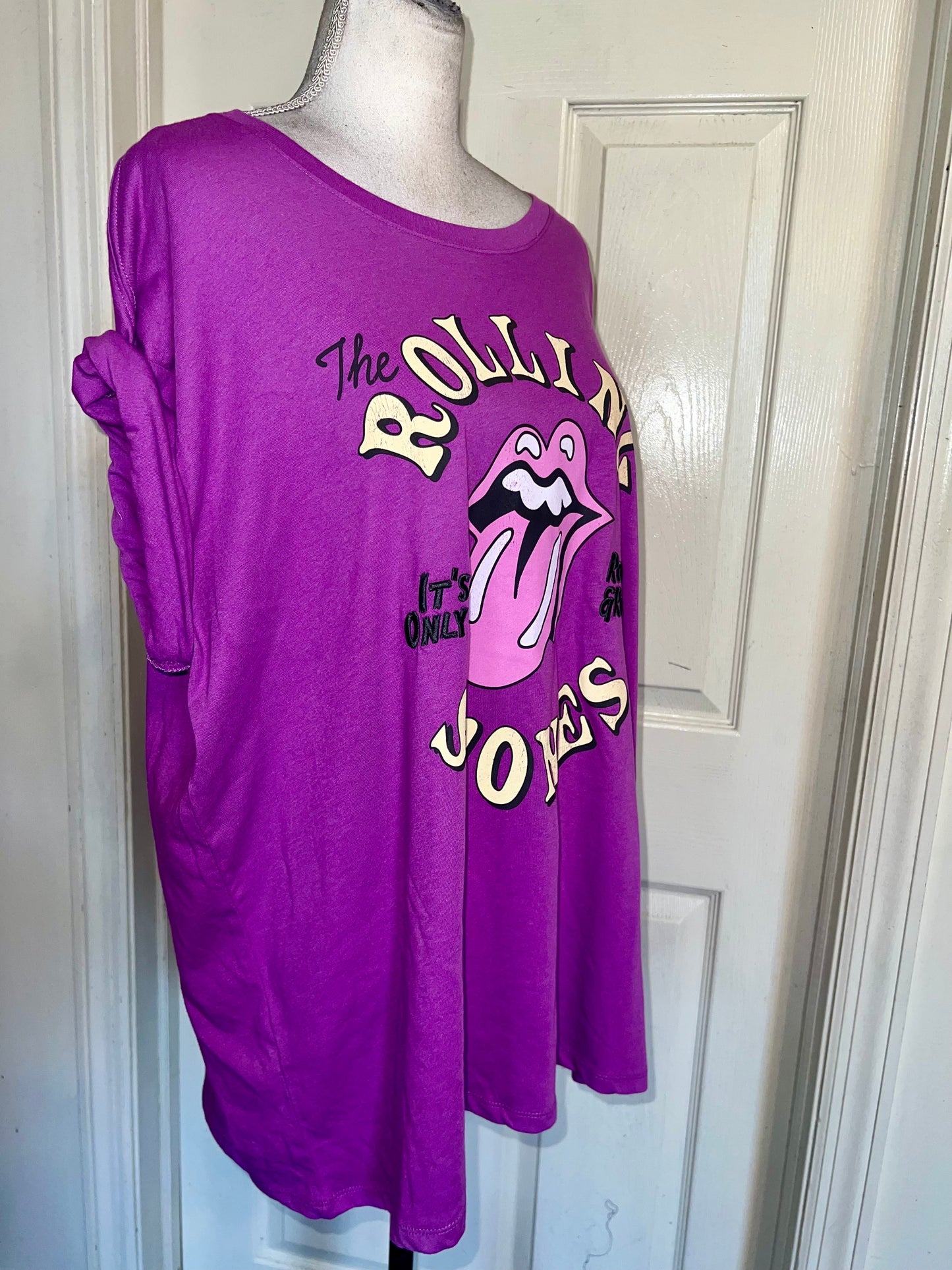 The Rolling Stones Oversized Distressed Tee
