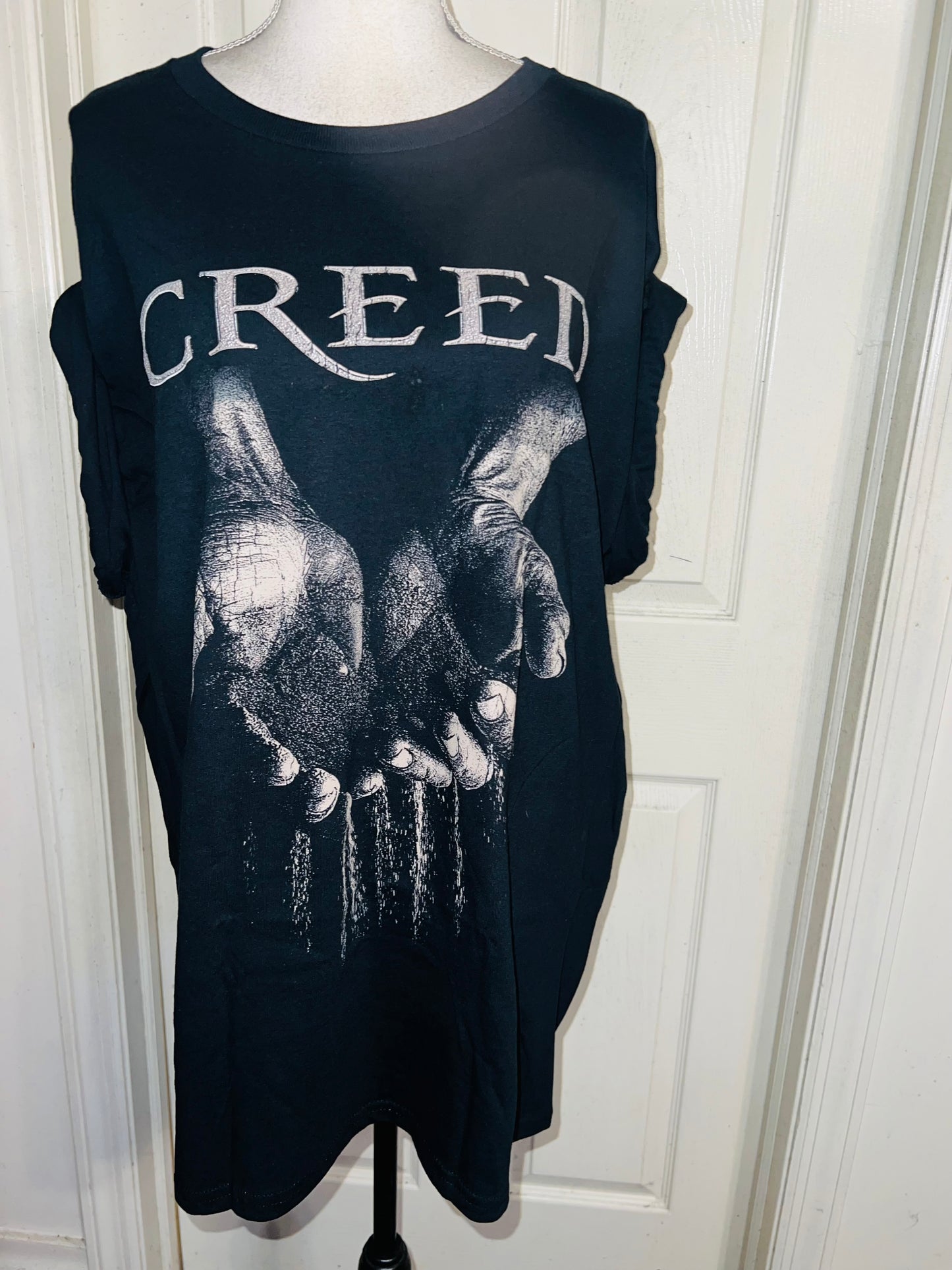 Creed Oversized Distressed Tee