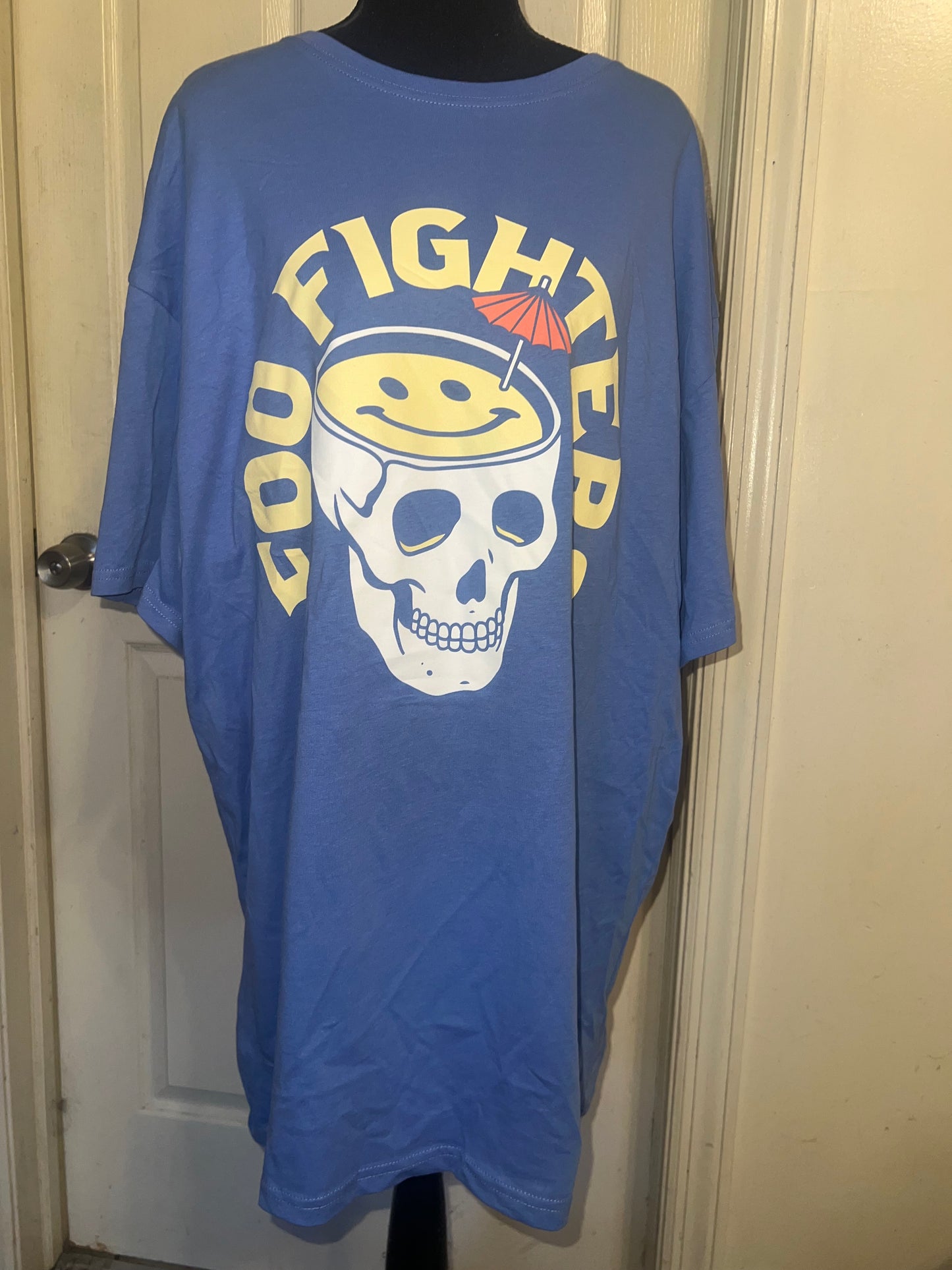 Foo Fighters Oversized Distressed Tee