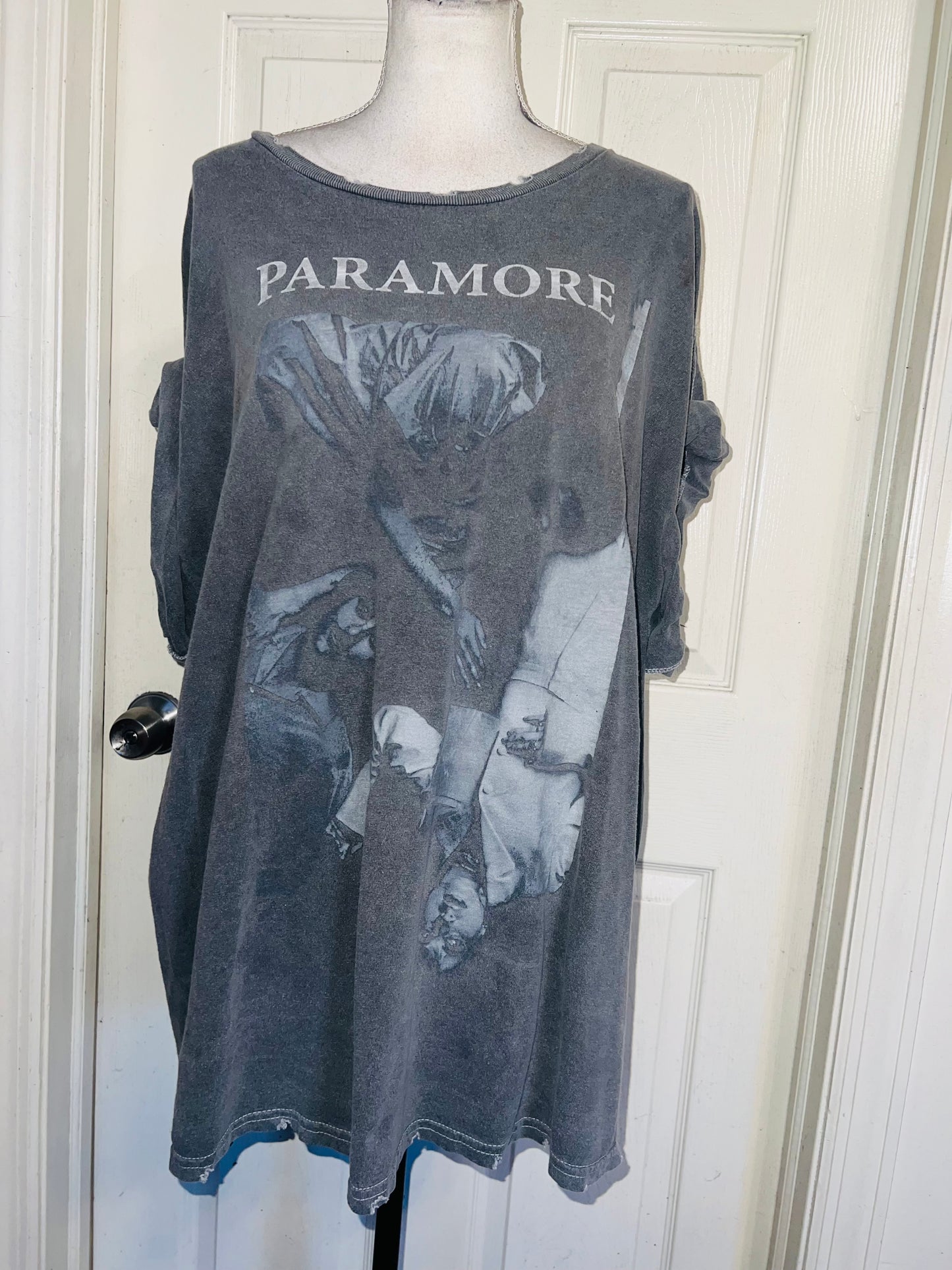 Paramore Oversized Distressed Tee