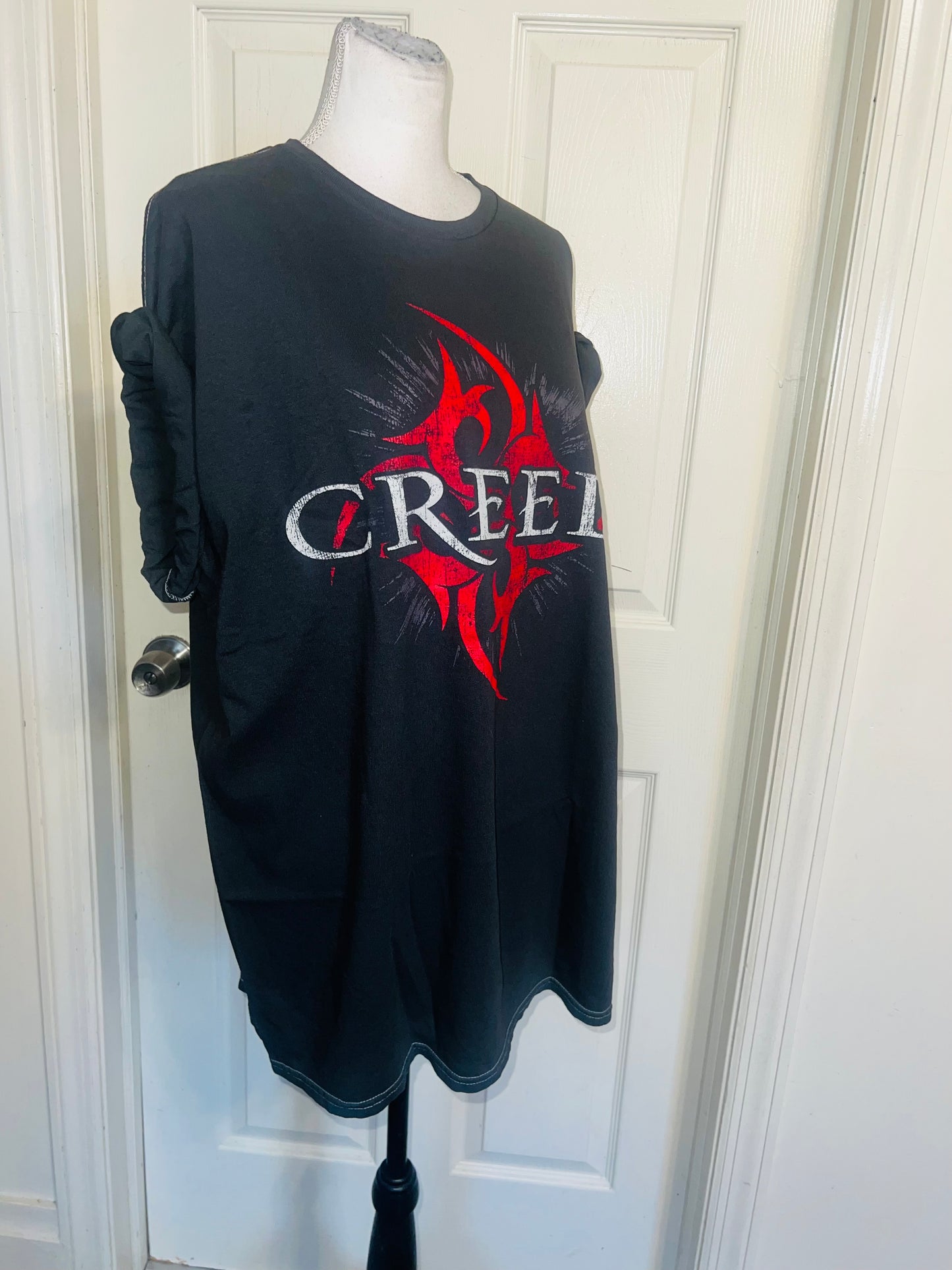 Creed Oversized Distressed Tee