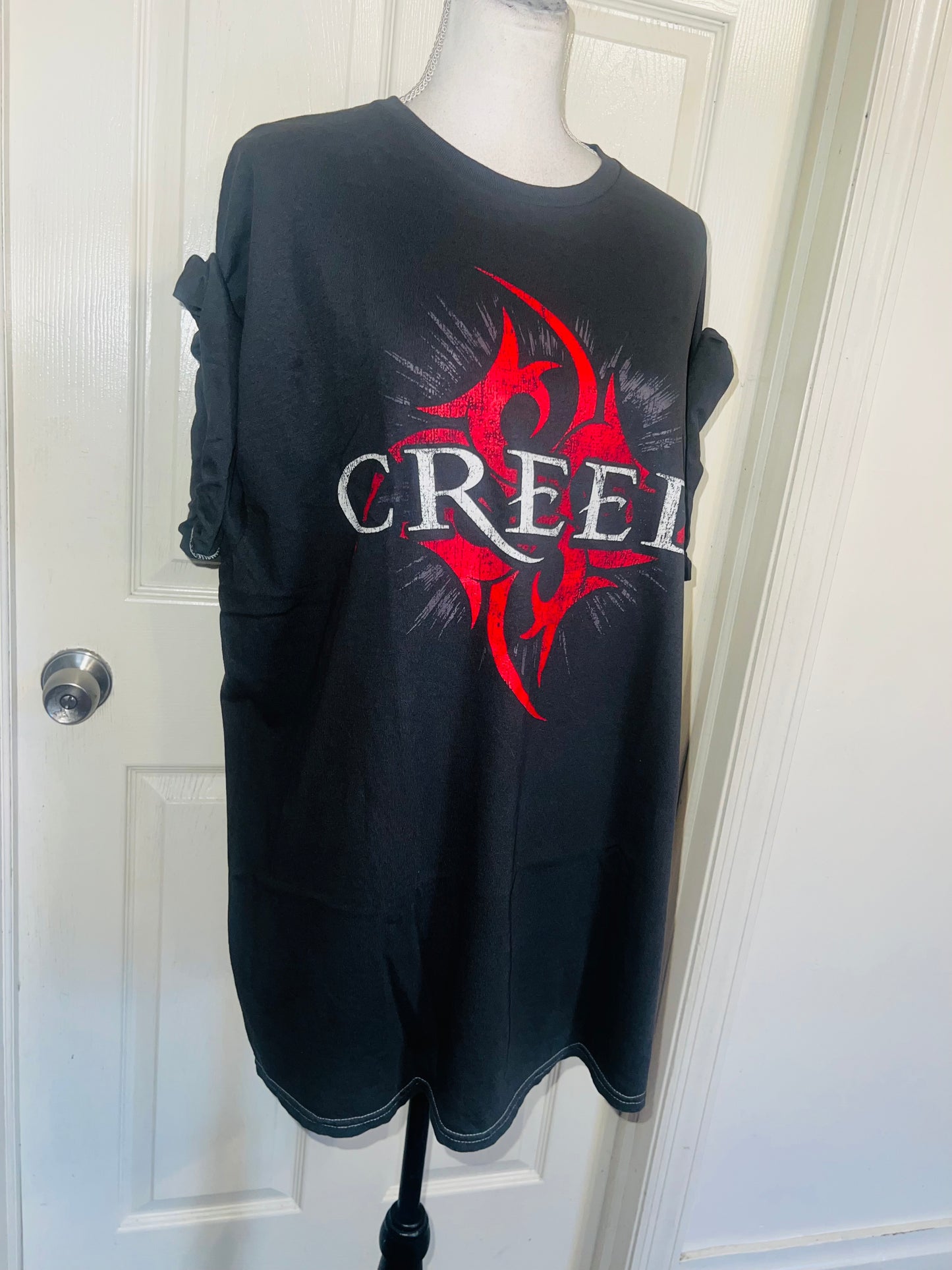 Creed Oversized Distressed Tee