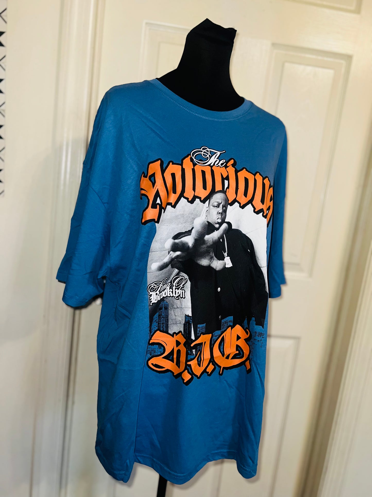 Notorious BIG Oversized Distressed Tee