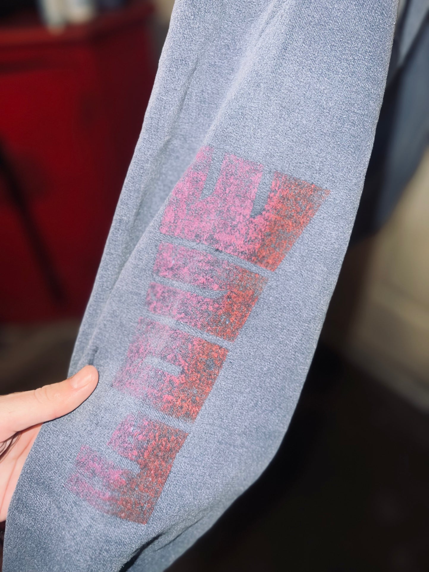 Jefferson Airplane Oversized Distressed Sweatshirt