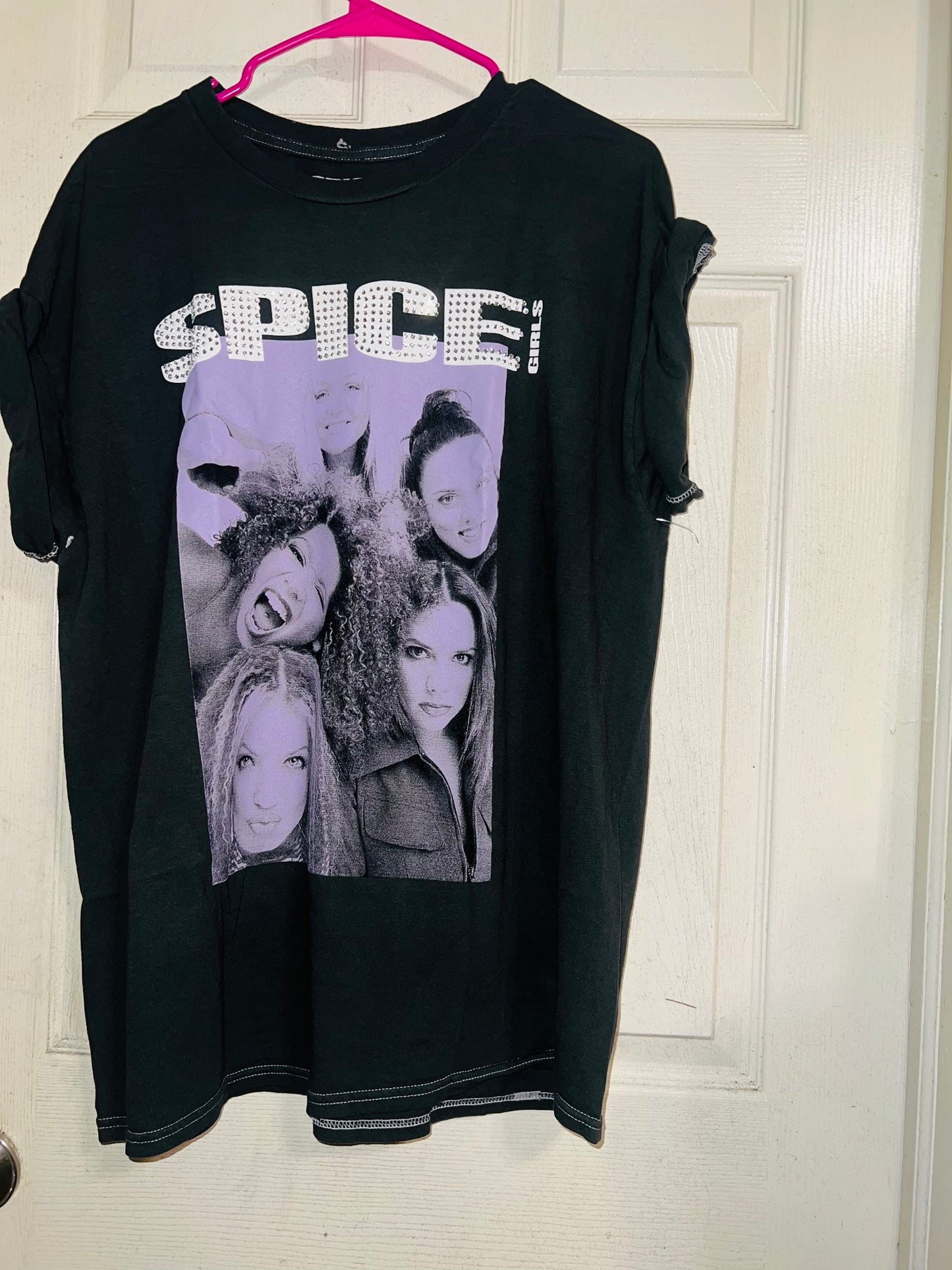 The Spice Girls Oversized Distressed Tee