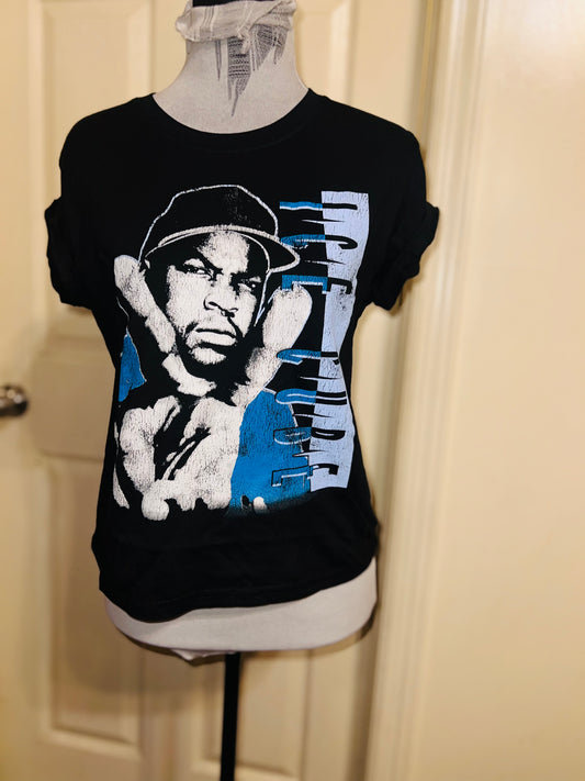 Ice Cube Distressed Baby Tee