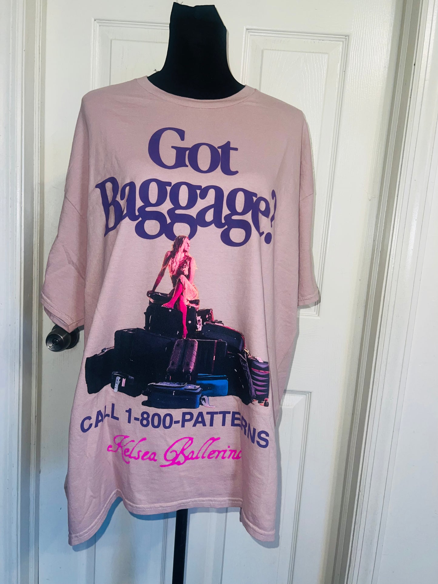 Kelsea Ballerini Oversized Distressed Tee