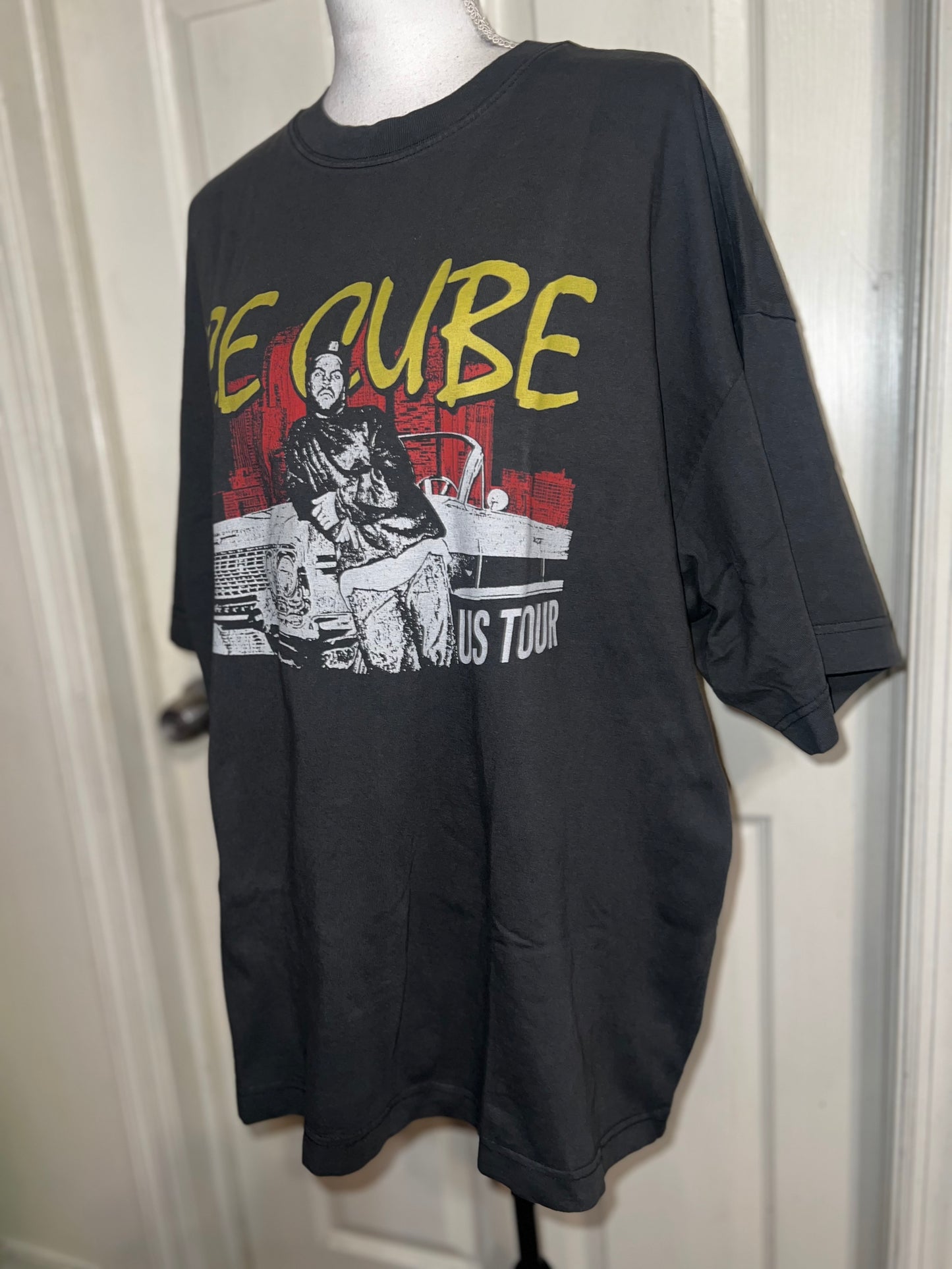Ice Cube Double Sided Oversized Distressed Tee