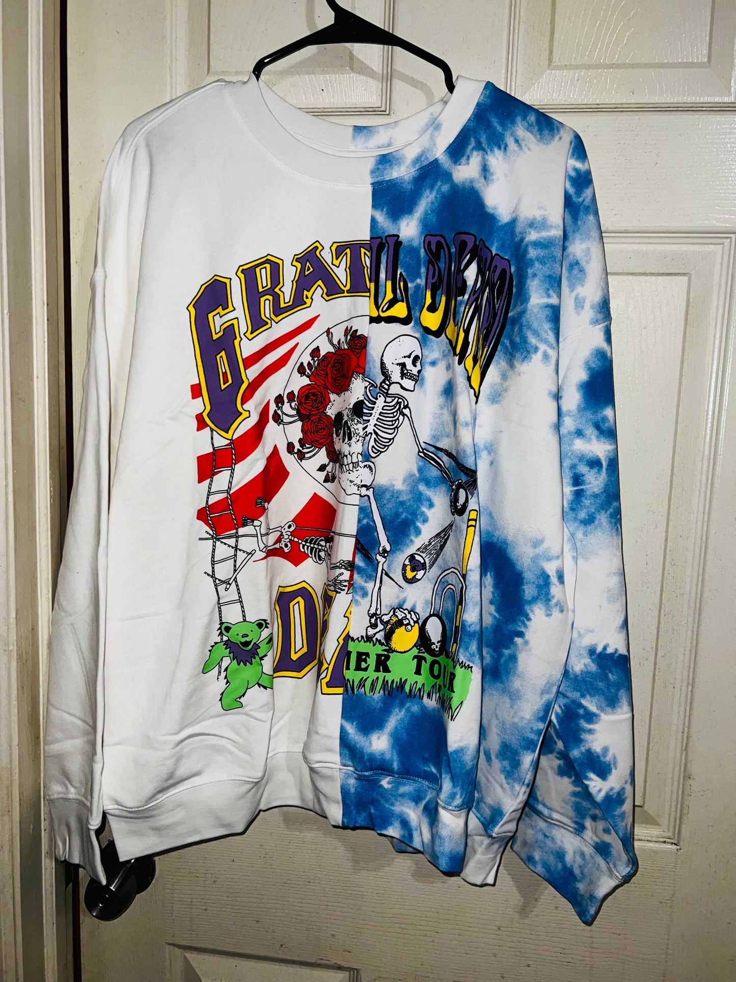 Grateful Dead Oversized Split Sweatshirt