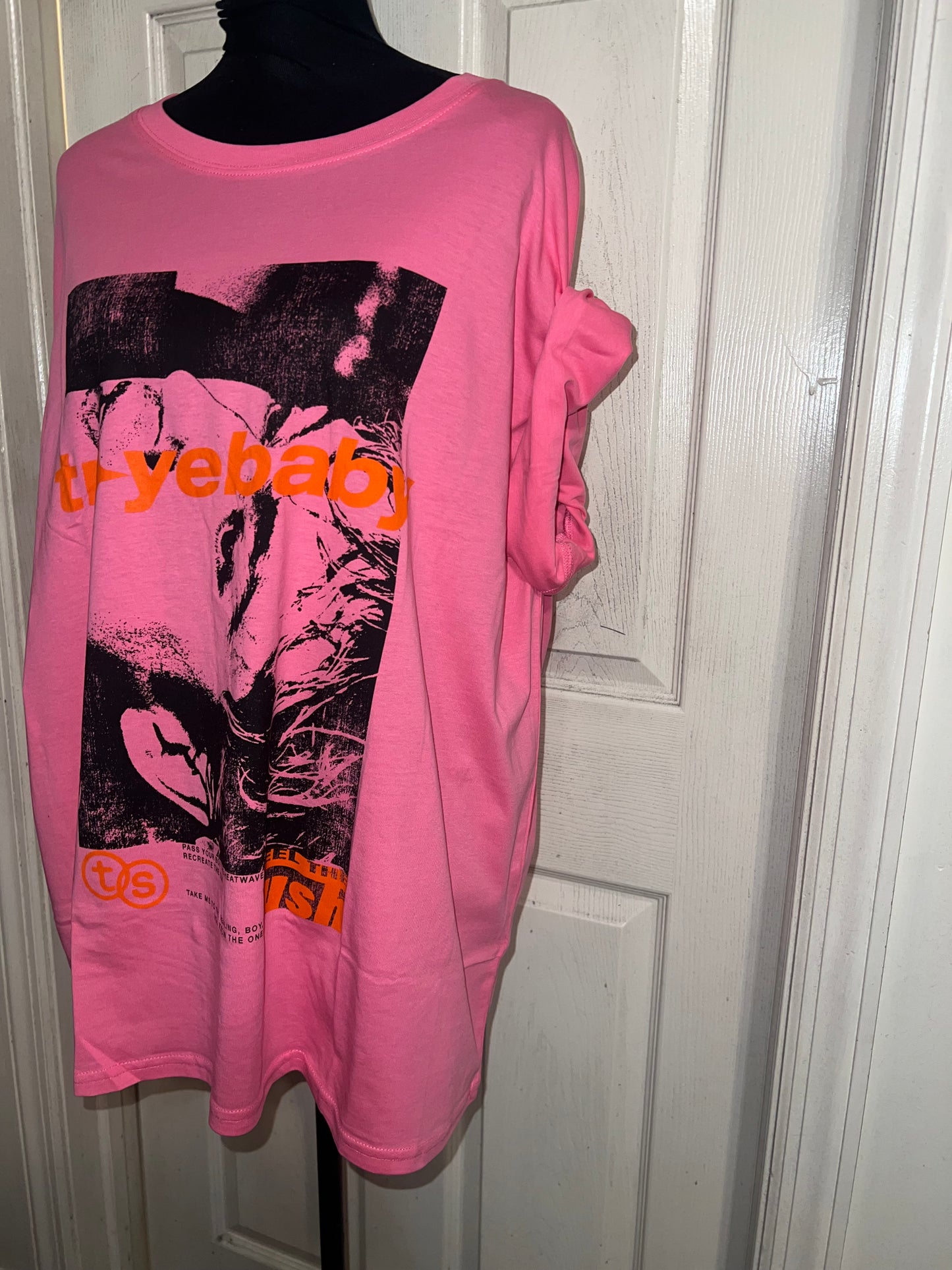 Troye Sivan Oversized Distressed Tee