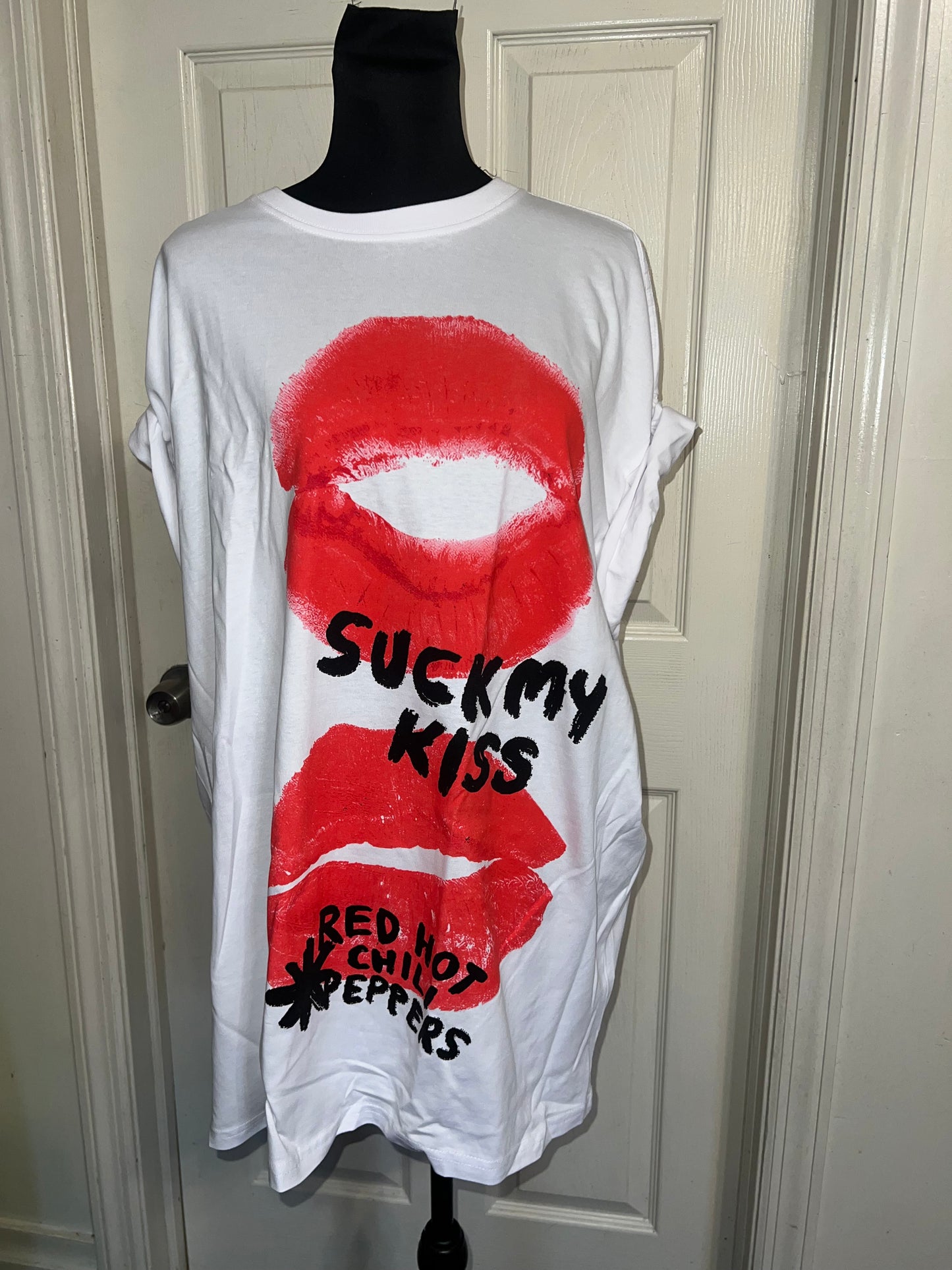 Red Hot Chili Peppers Oversized Distressed Tee