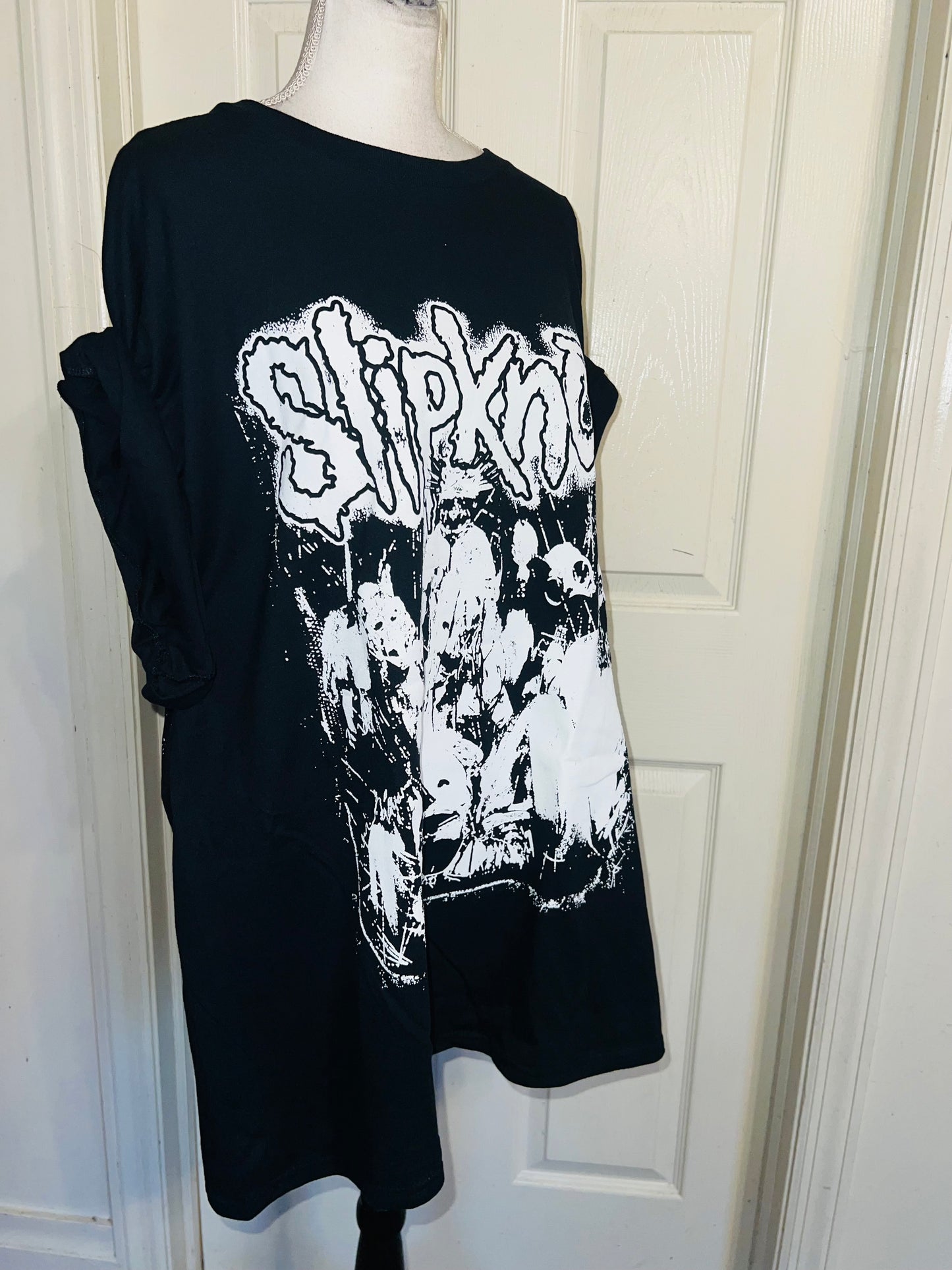 Slipknot Double Sided Oversized Distressed Tee