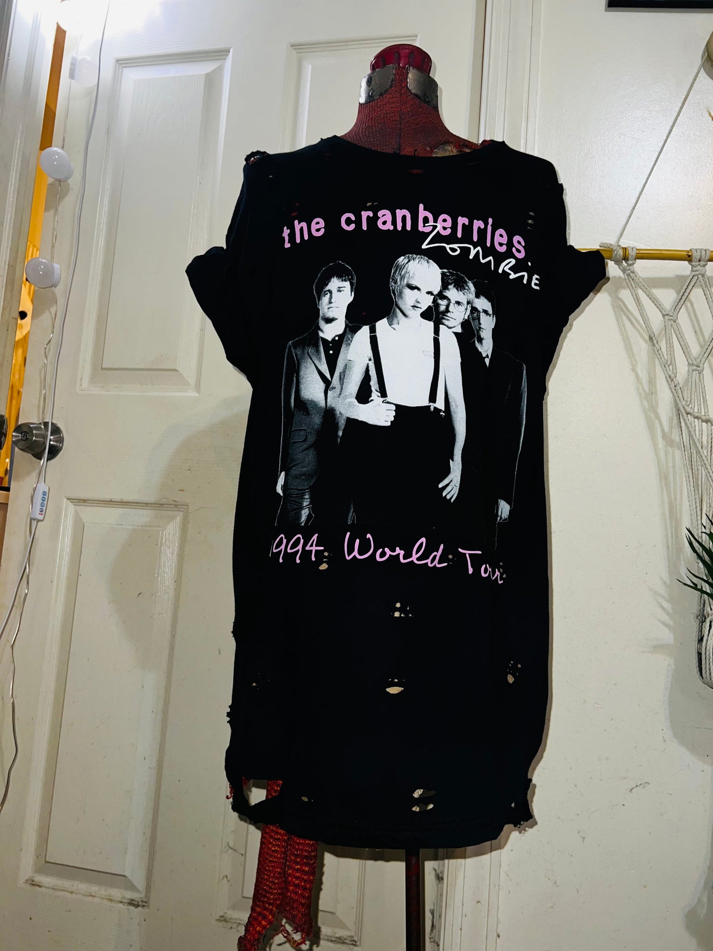 The Cranberries Oversized Distressed Tee