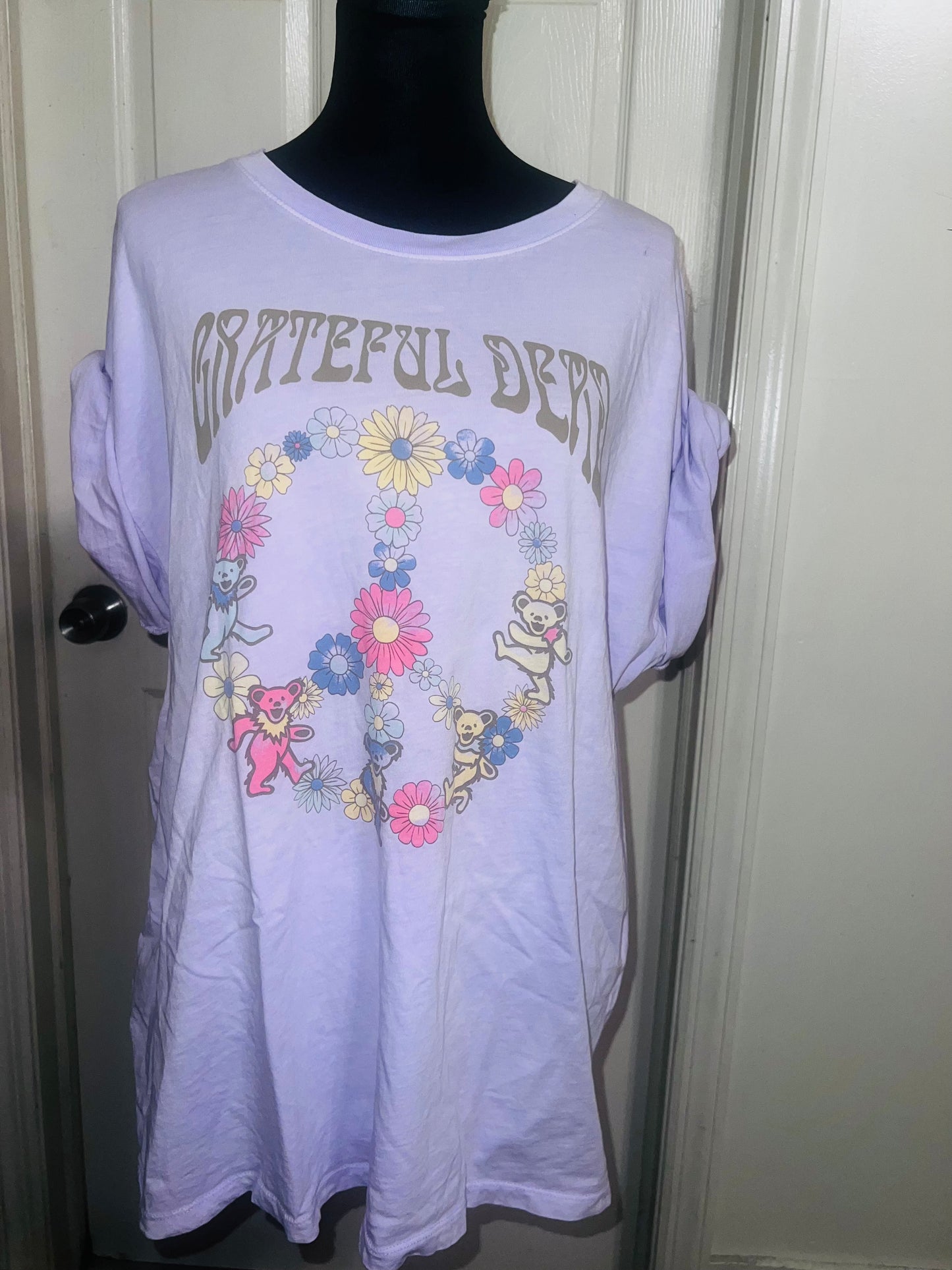 The Grateful Dead Oversized Distressed Tee