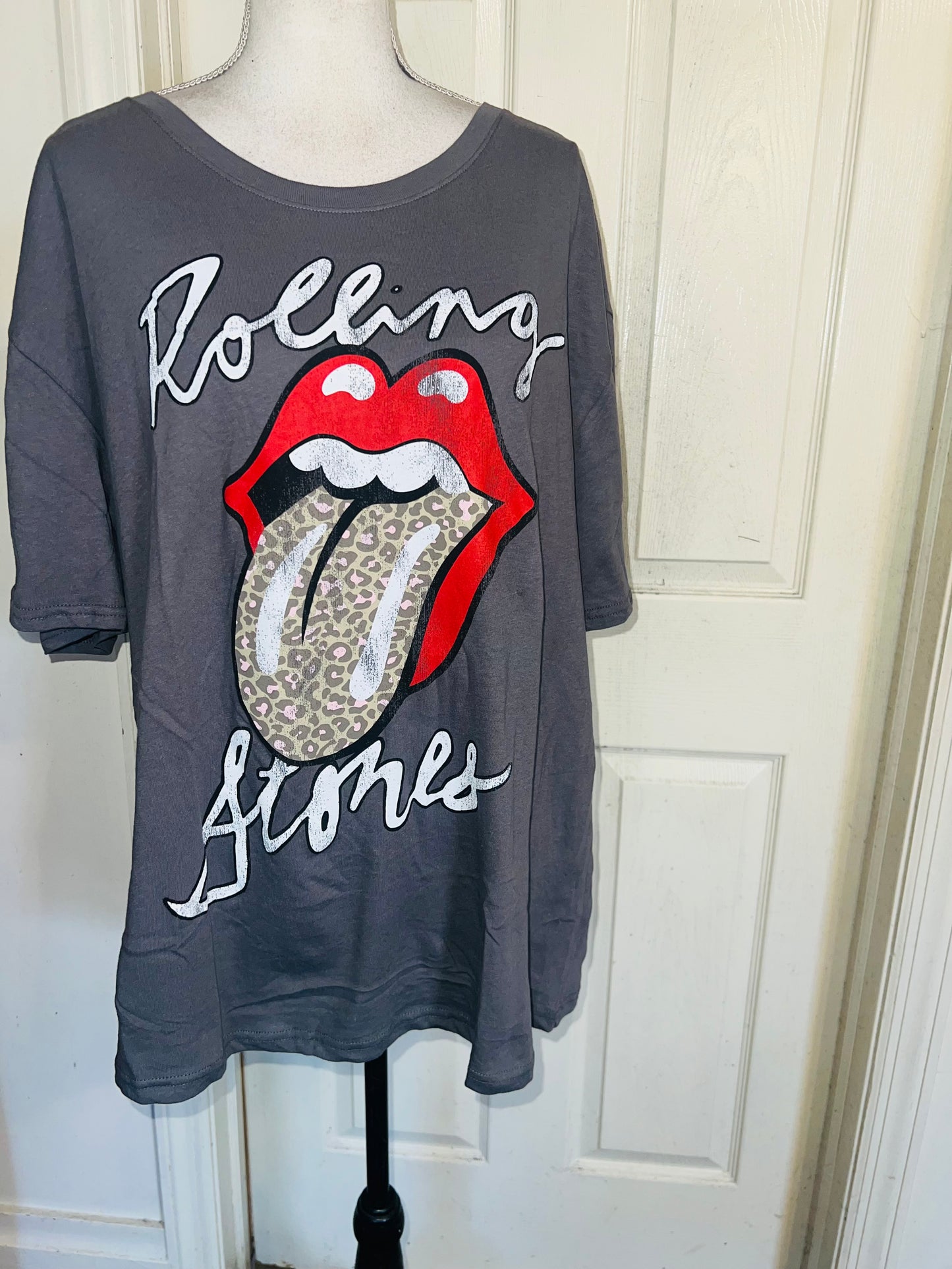 Rolling Stones Oversized Distressed Tee
