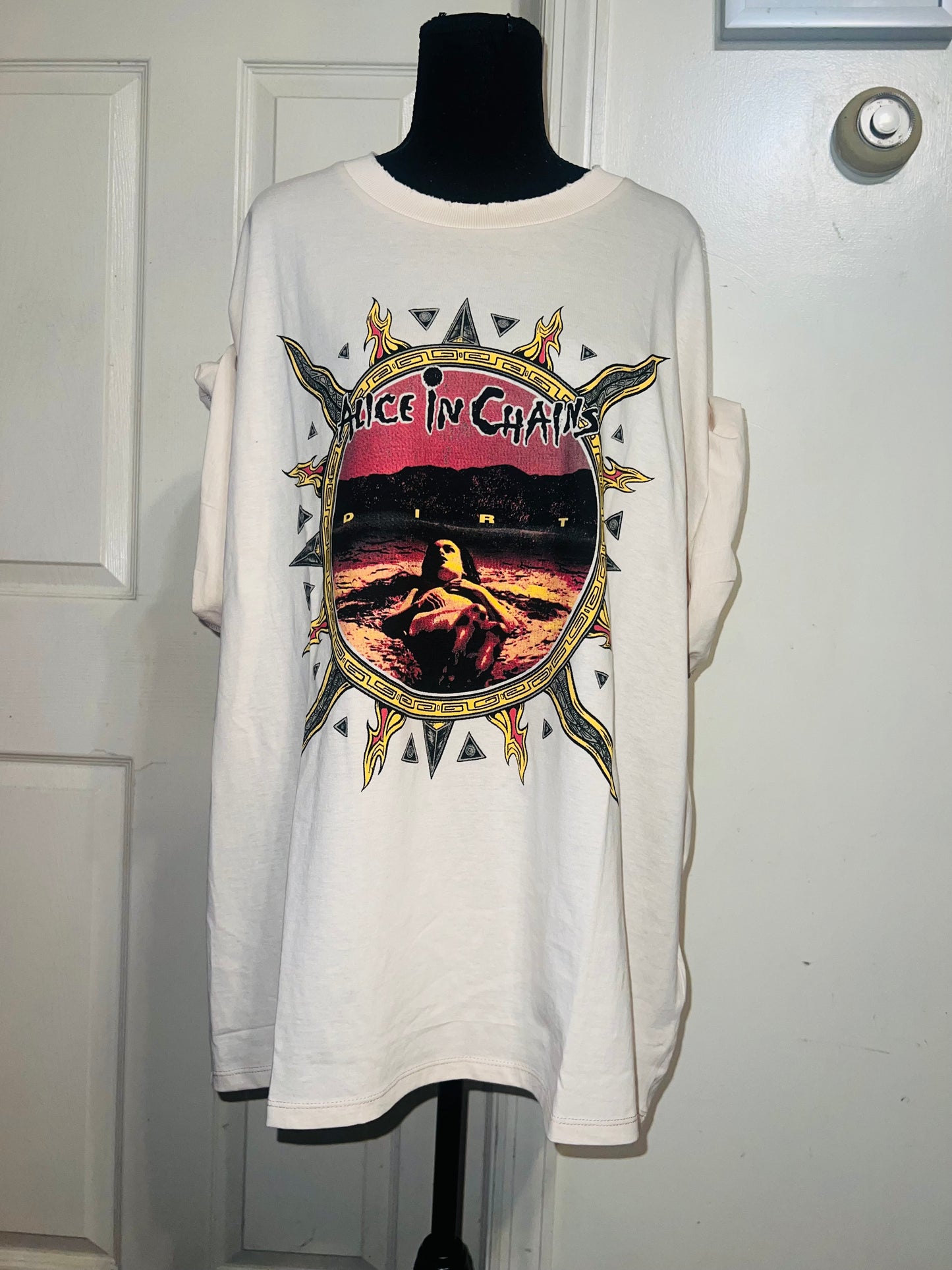 Alice In Chains Oversized Distressed Tee