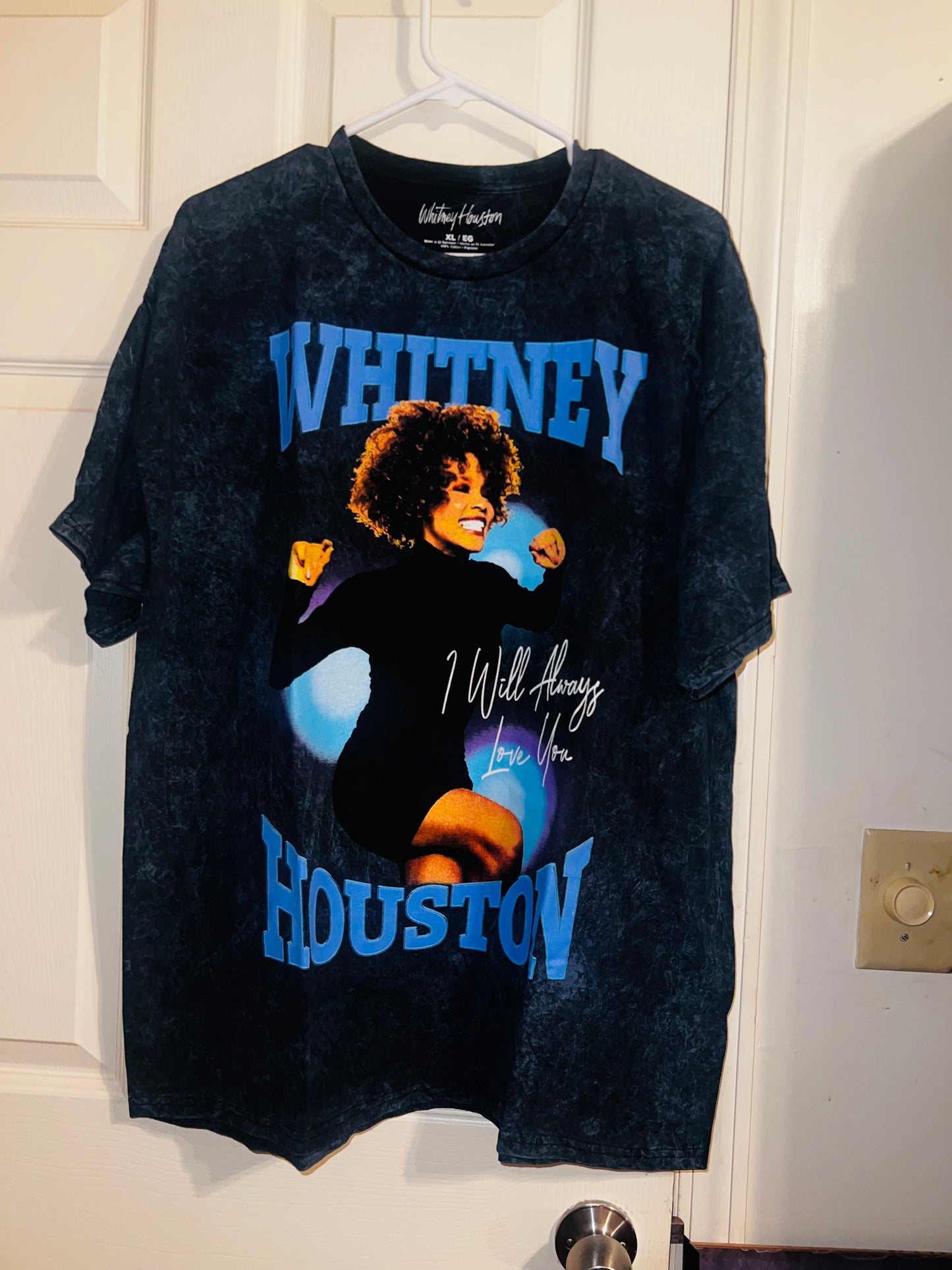 Whitney Houston Oversized Distressed Tee