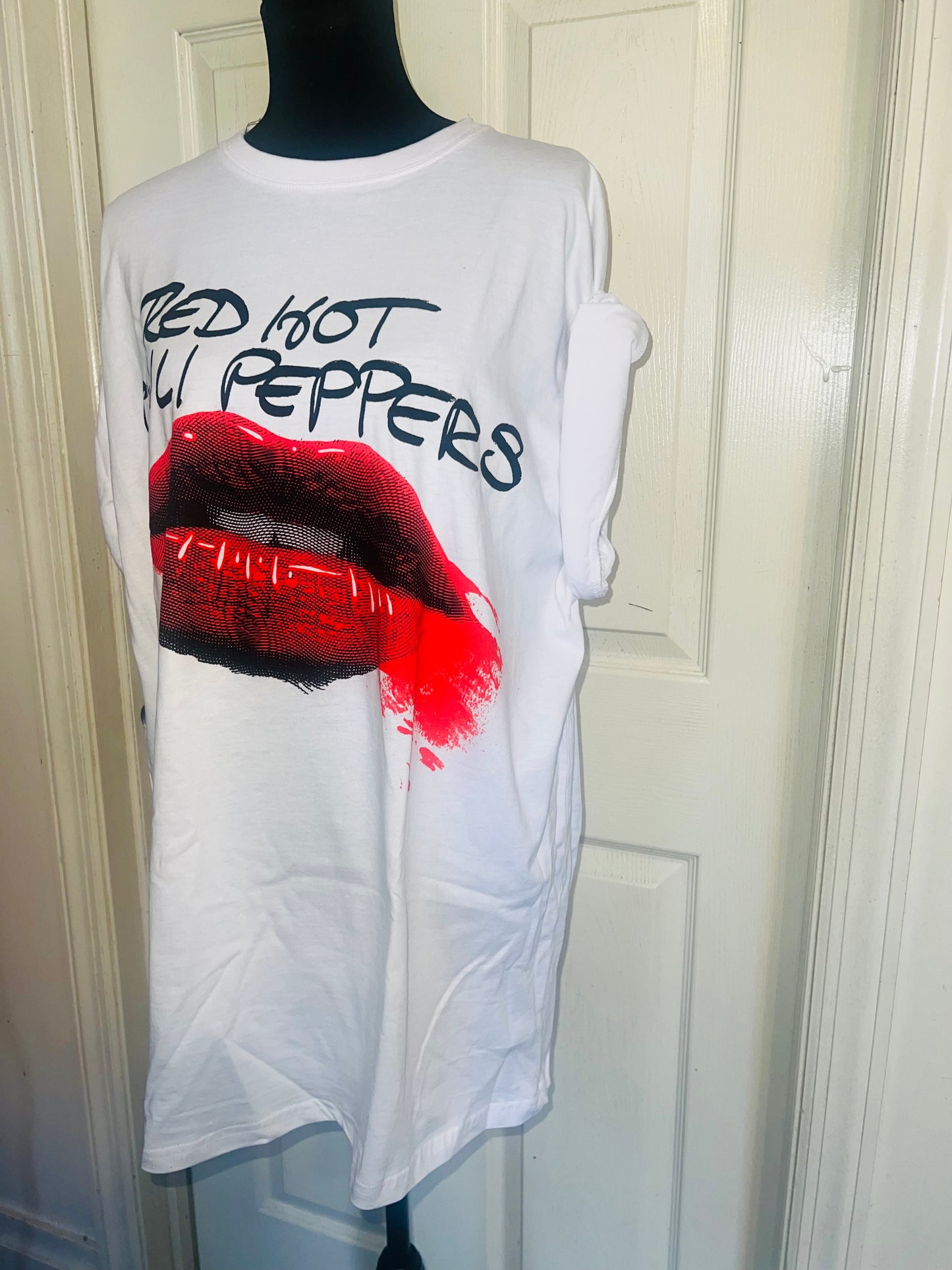Red Hot Chili Peppers Oversized Distressed Tee