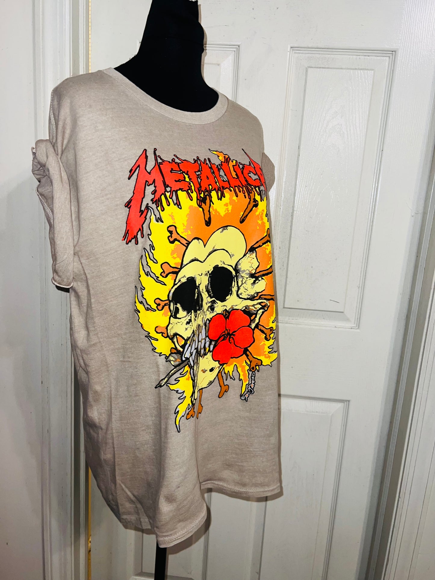 Metallica Oversized Distressed Tee