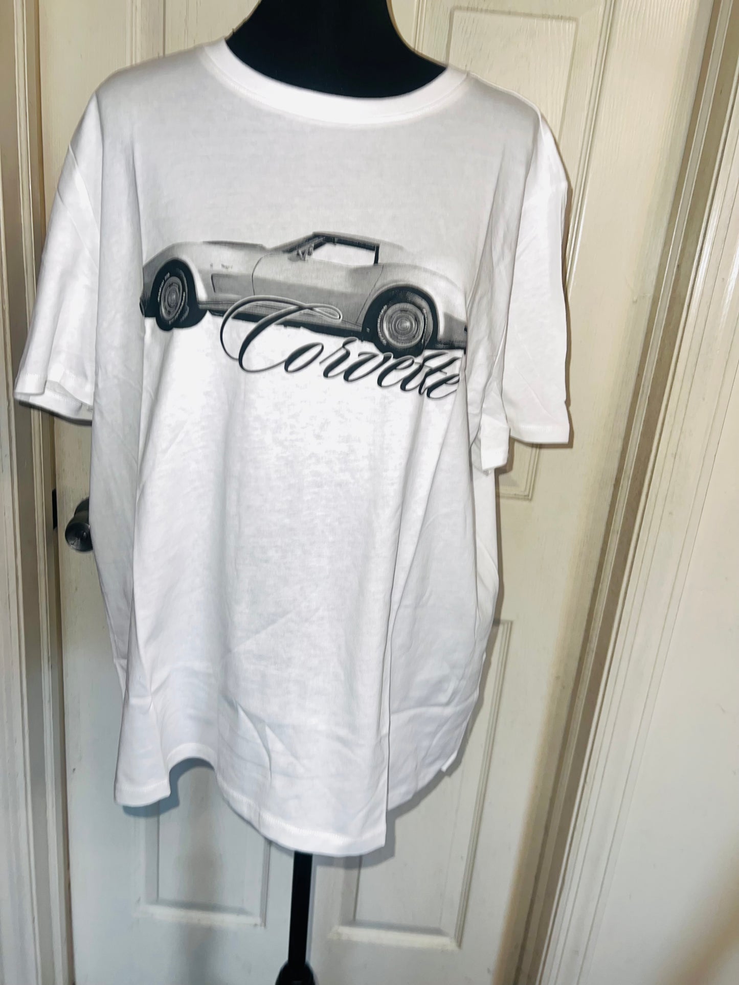 Corvette Oversized Distressed Tee