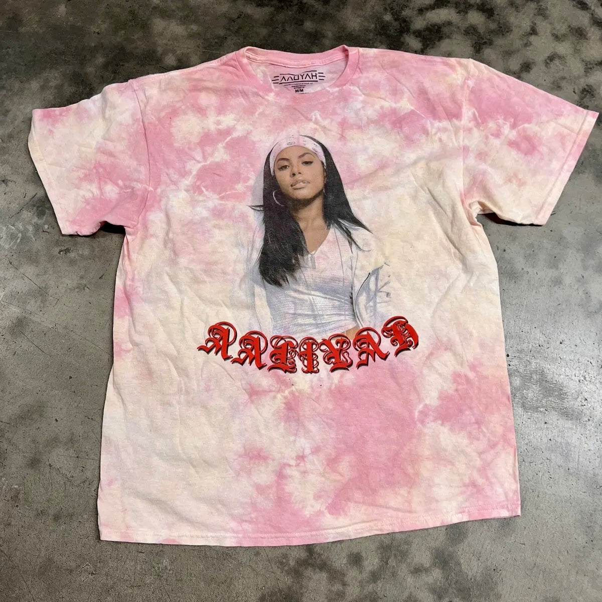 Aaliyah Tie Dye Oversized Distressed Tee