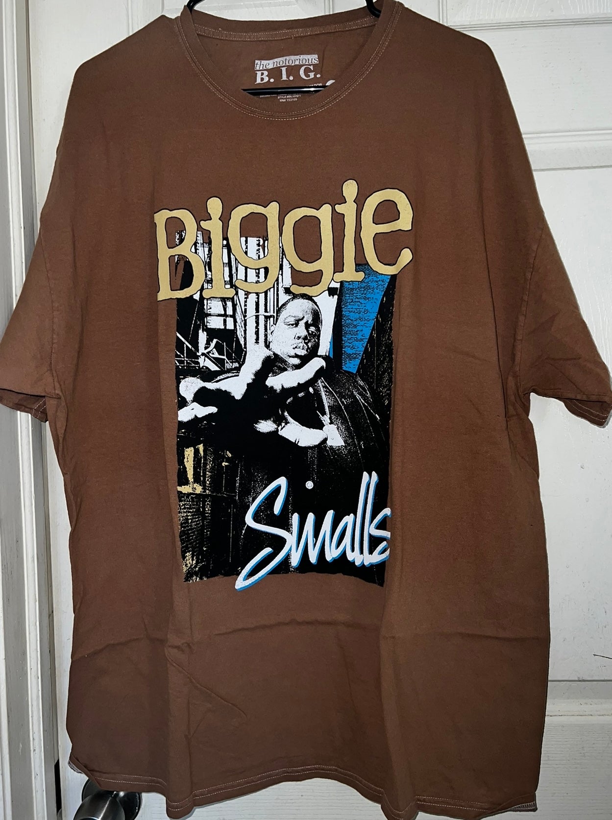 Biggie Smalls Oversized Distressed T-Shirt