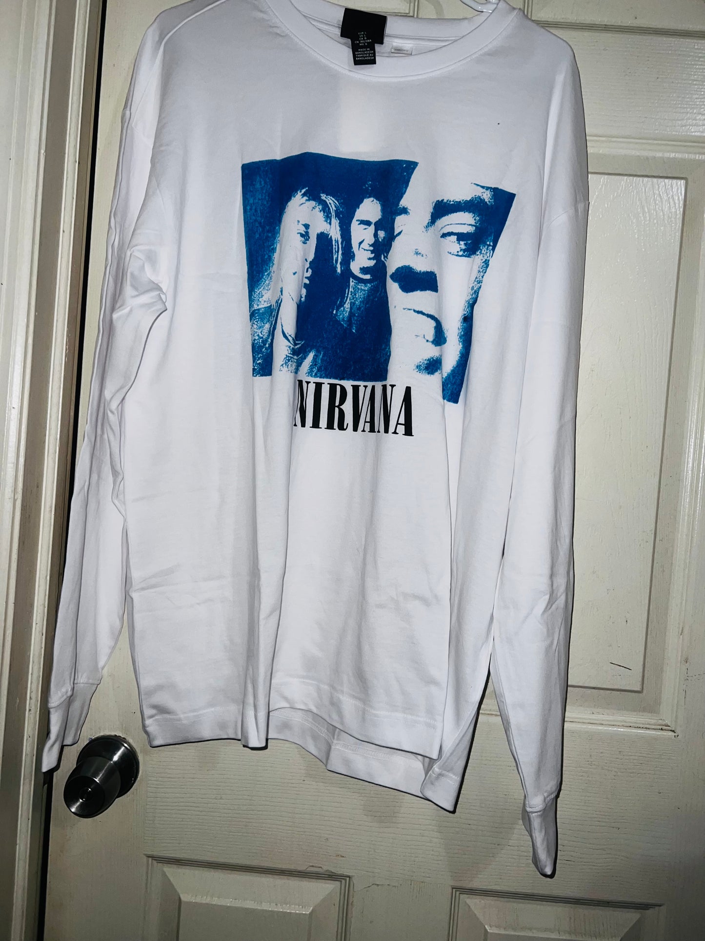 Nirvana Long Sleeve Oversized Shirt