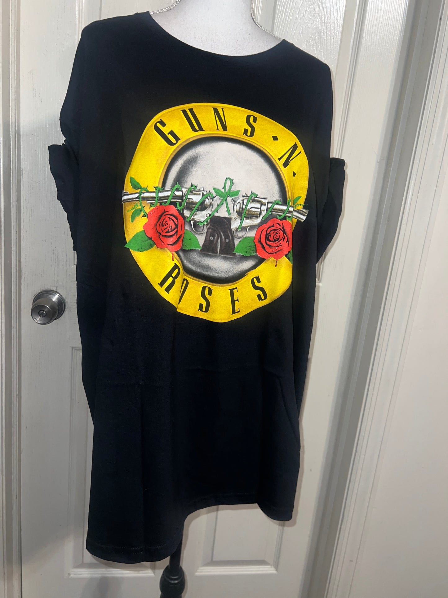 Guns n Roses Oversized Distressed Tee