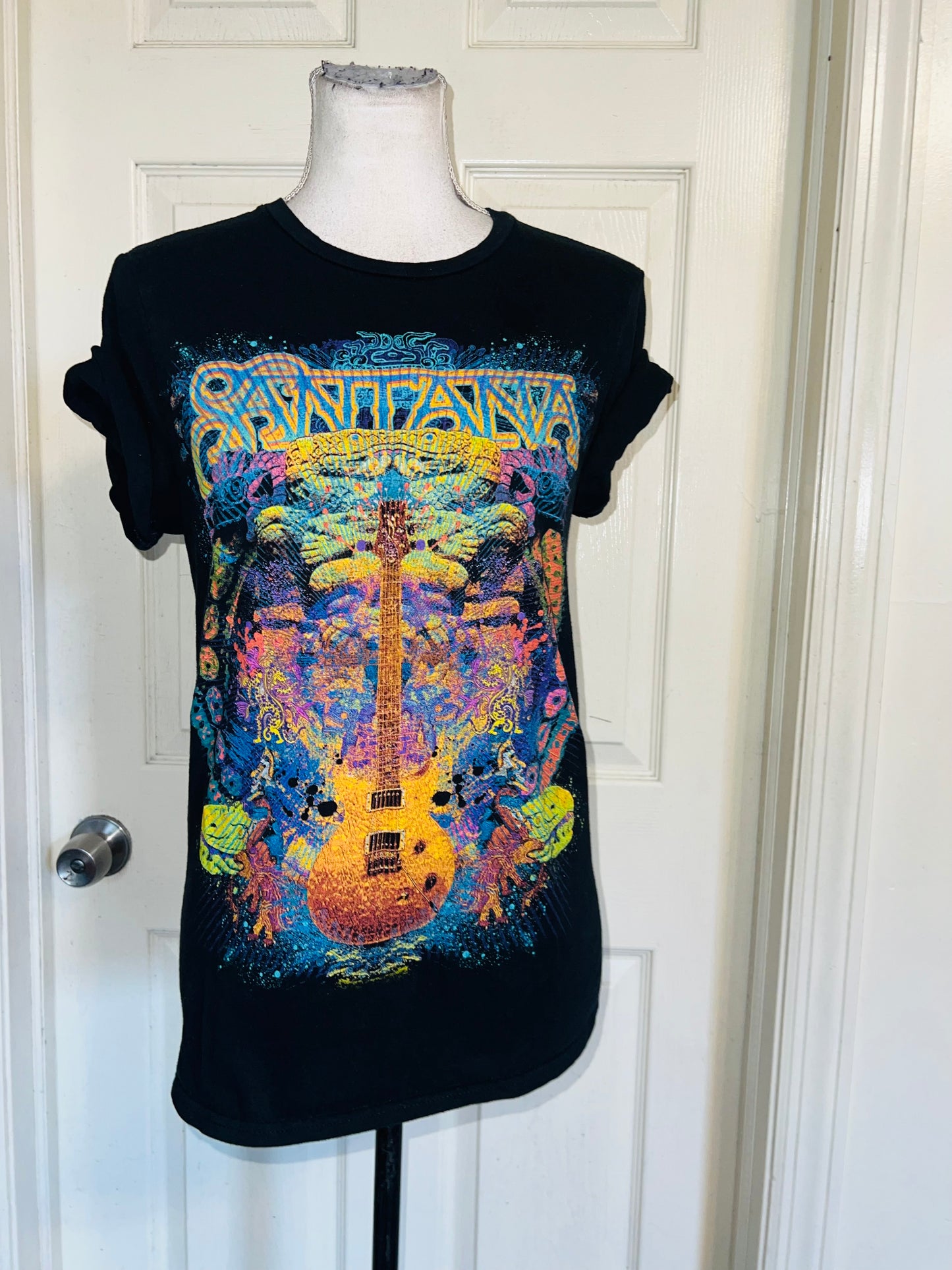 Santana Vintage Oversized Distressed Tee