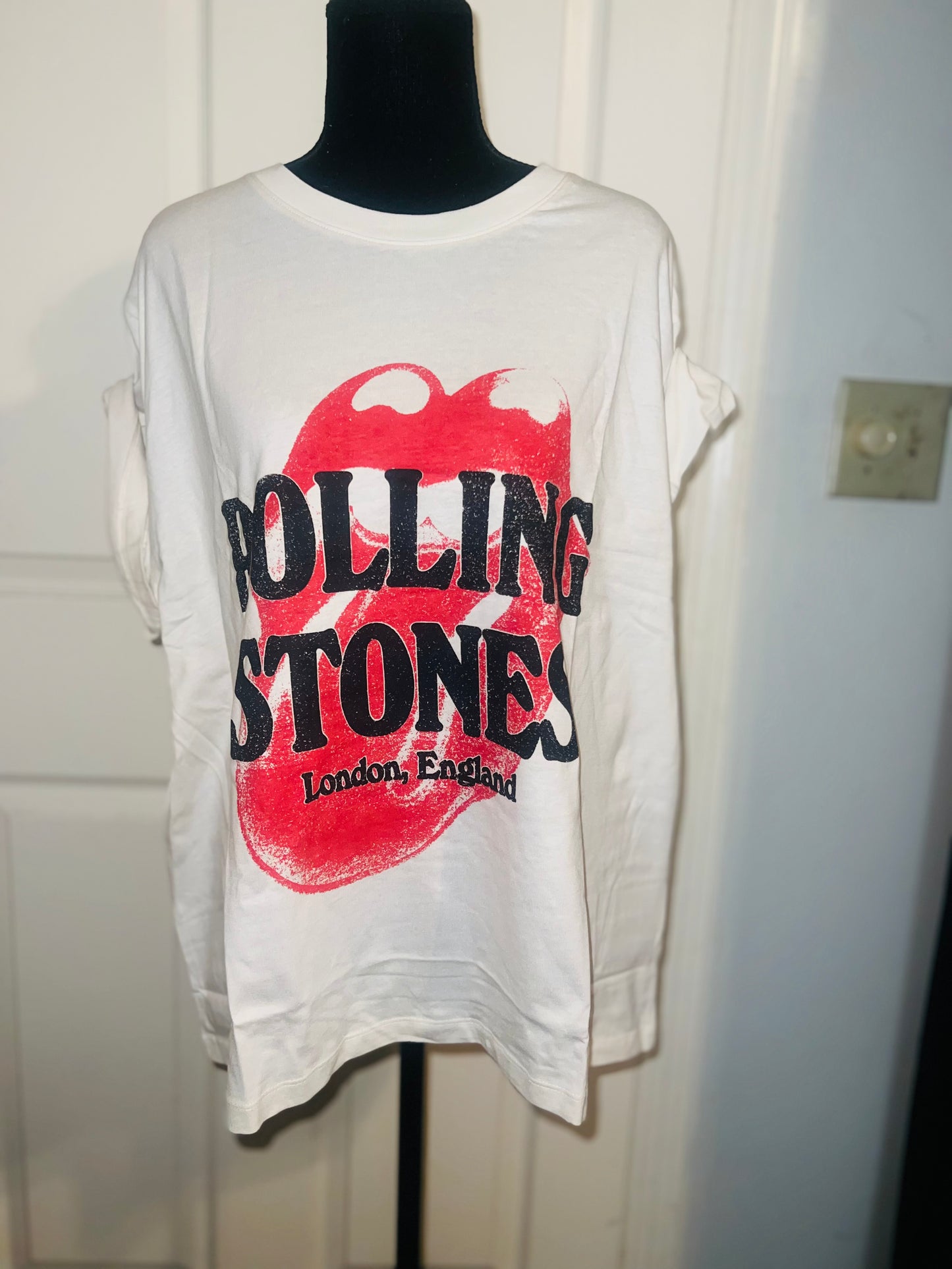 The Rolling Stones Oversized Distressed Tee